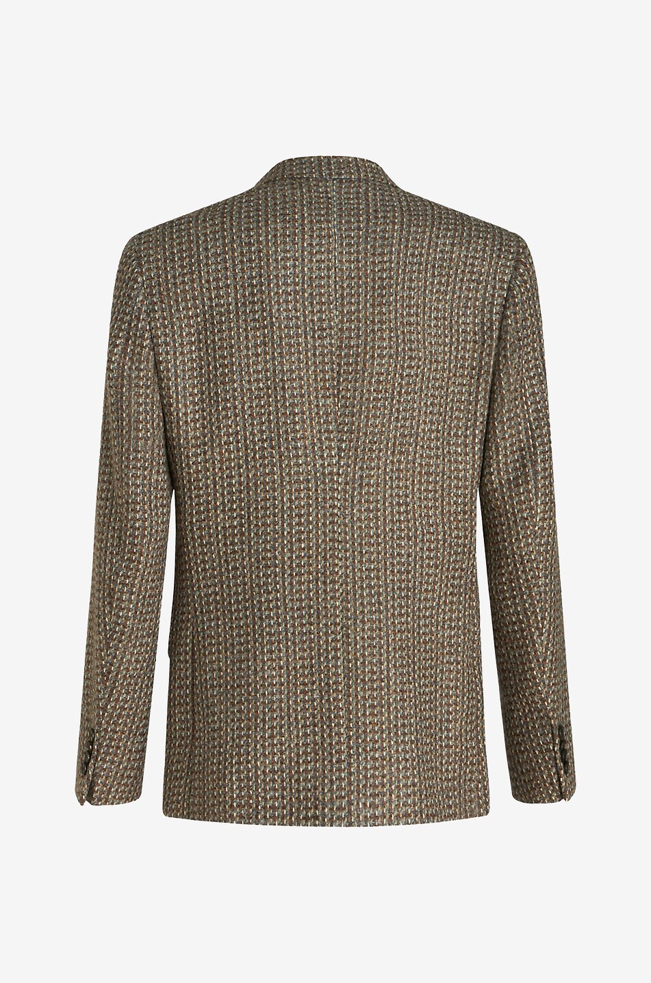 Blazer en tweed à boutonnage simple