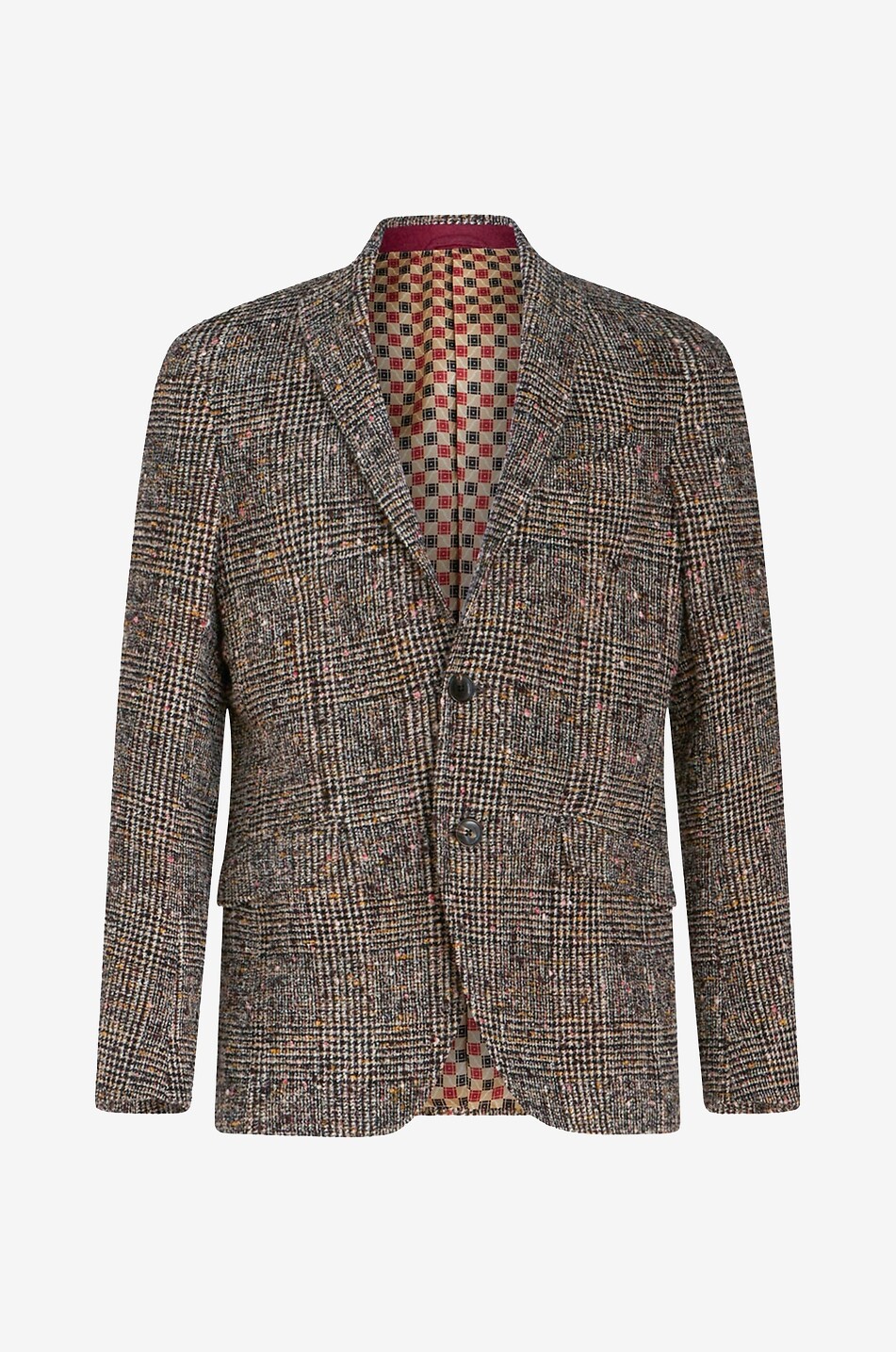 ETRO Warm glen check tweed blazer Men MEDIUM BROWN 1