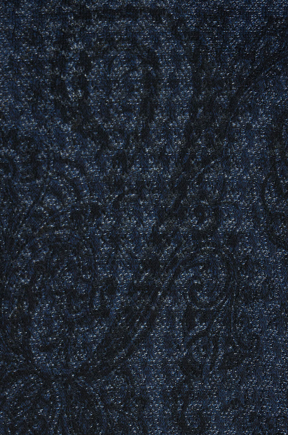 Blazer slim en jersey motifs Paisley