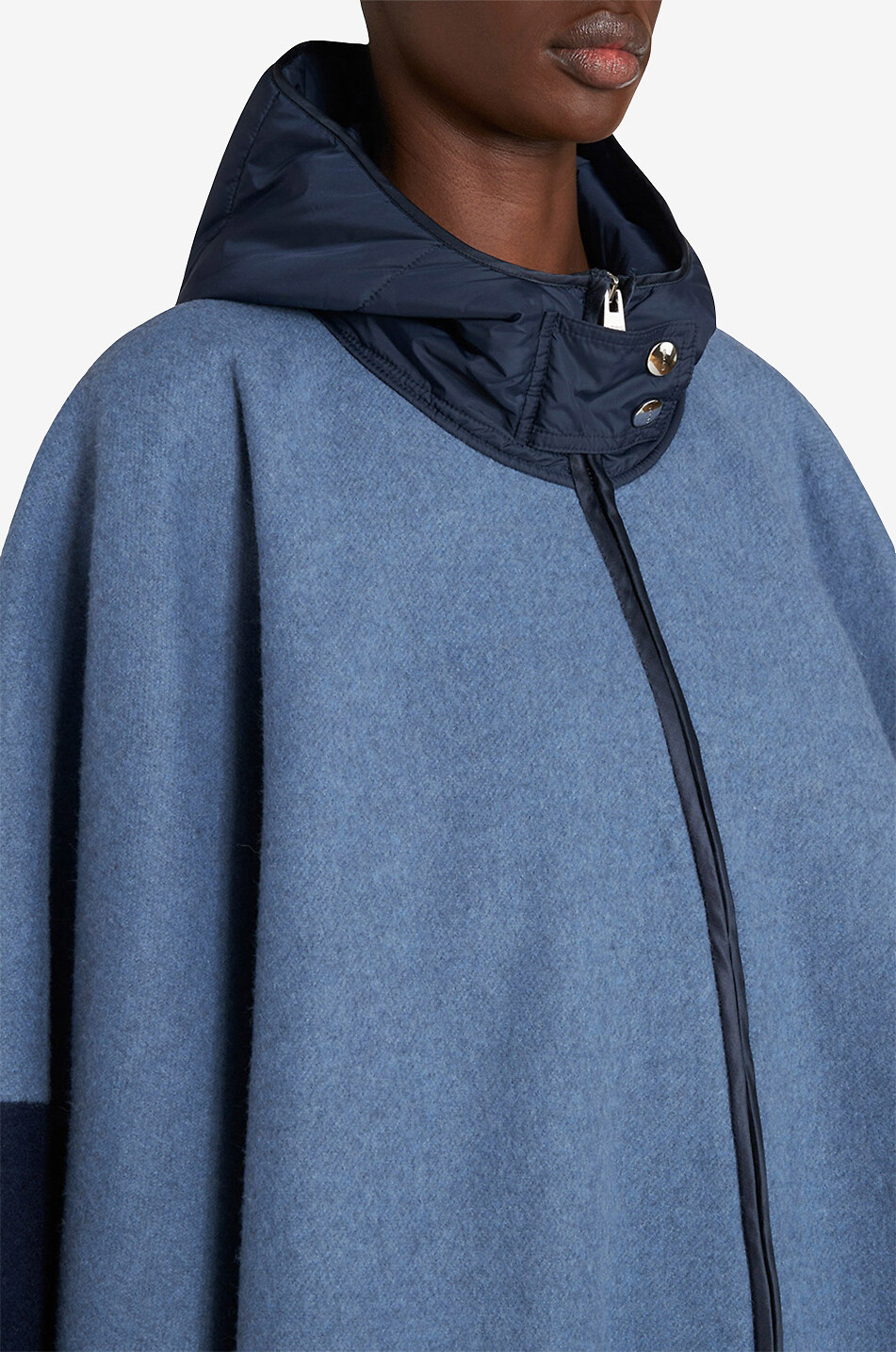 Cape colour block à capuche Pegaso
