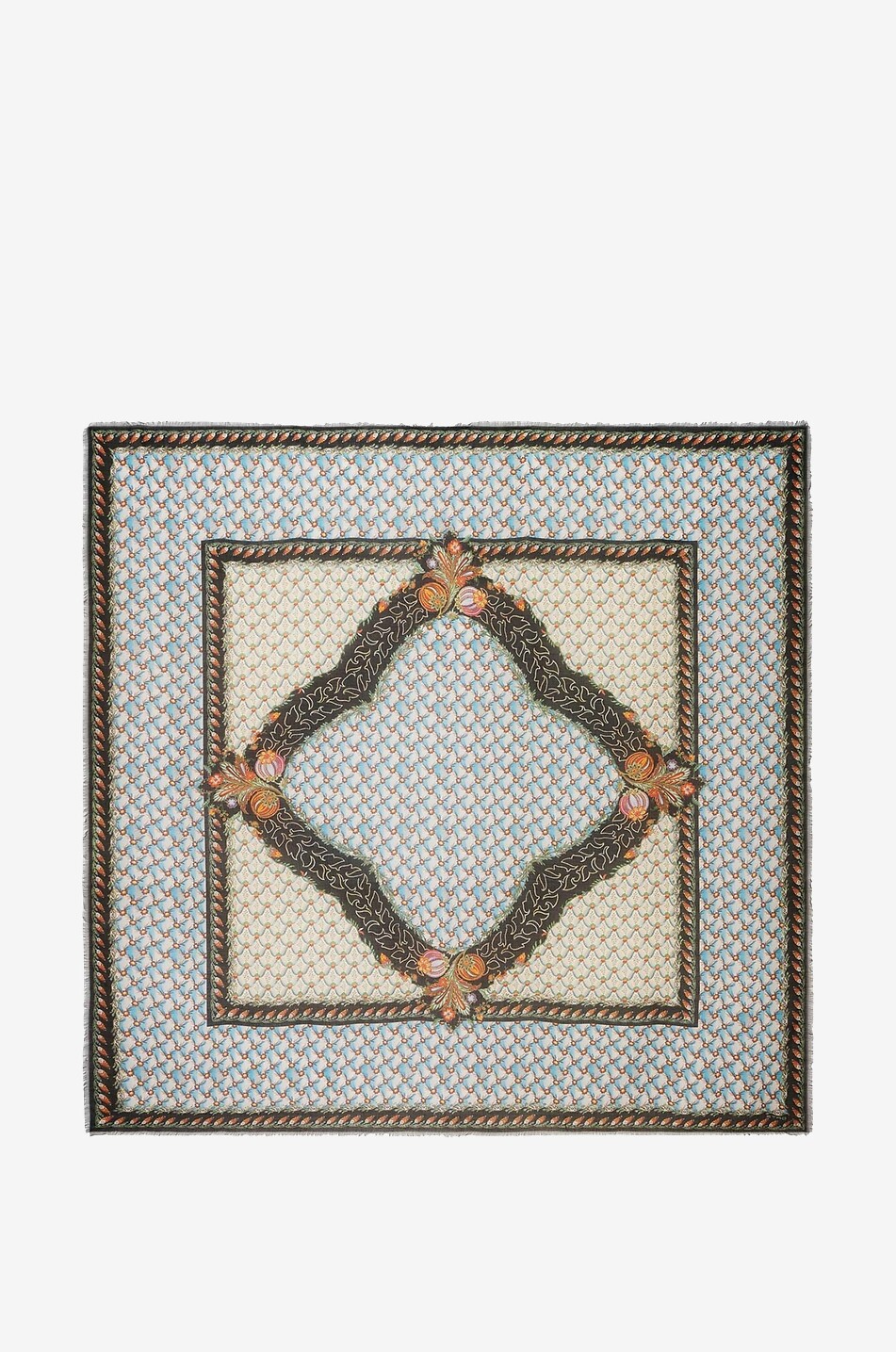 Châle fleuri en modal Floralia