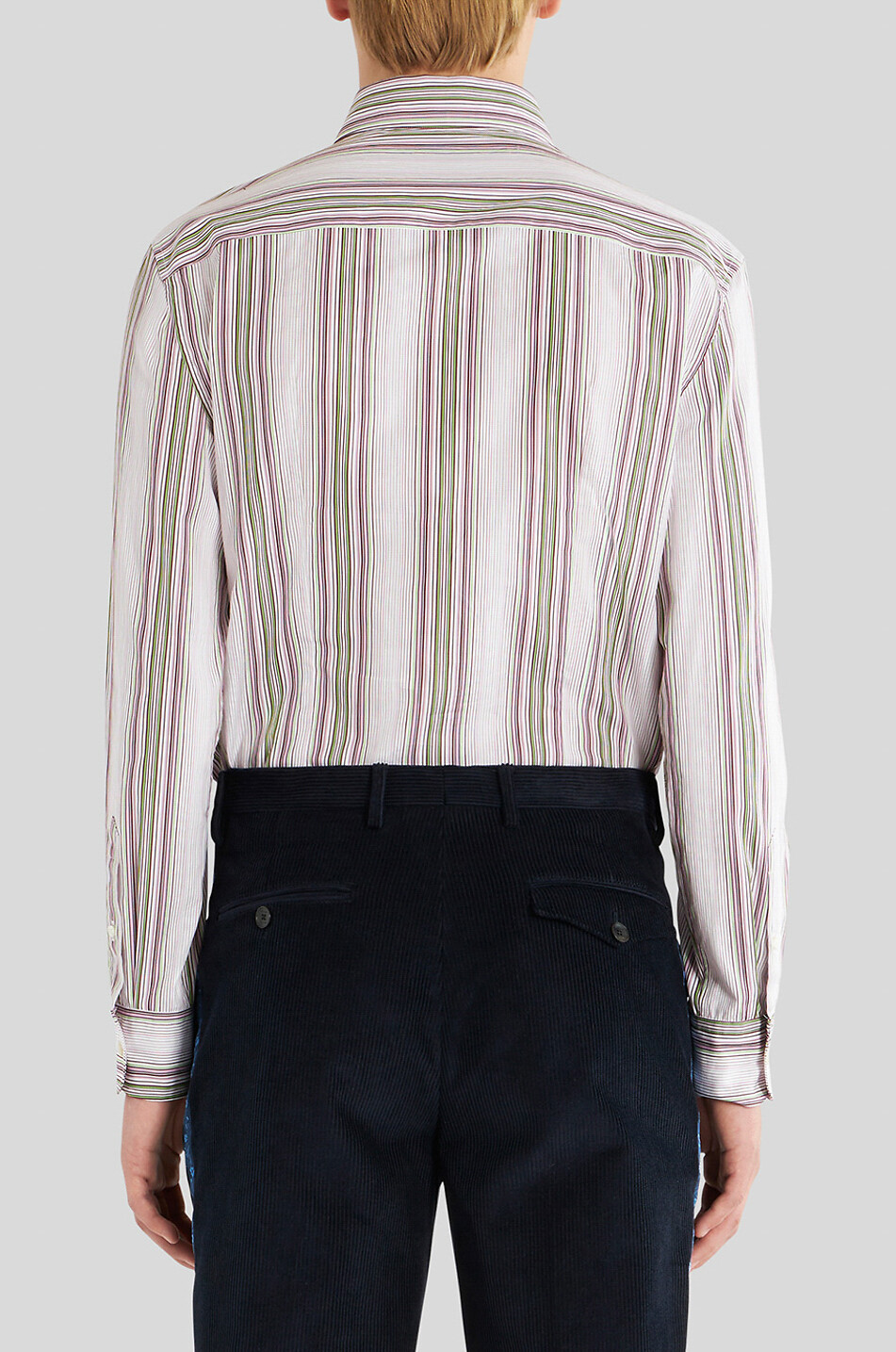 ETRO Langarmhemd mit Streifenmotiv Herren MITTELROSA 4