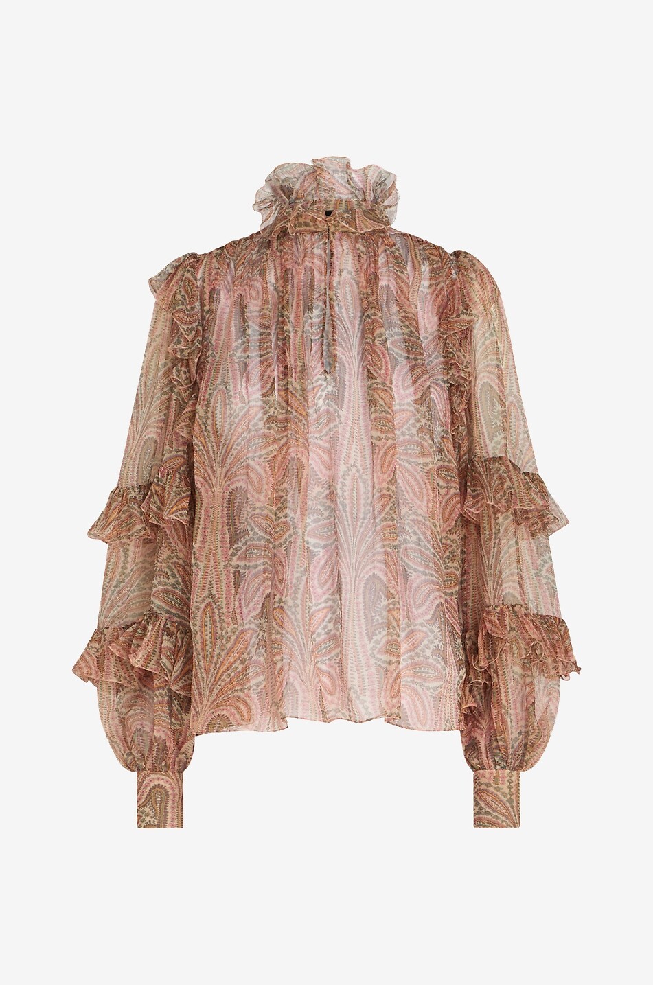 ETRO Bluse aus Seiden-Kreppon Paisley Floral Damen BUNT 1