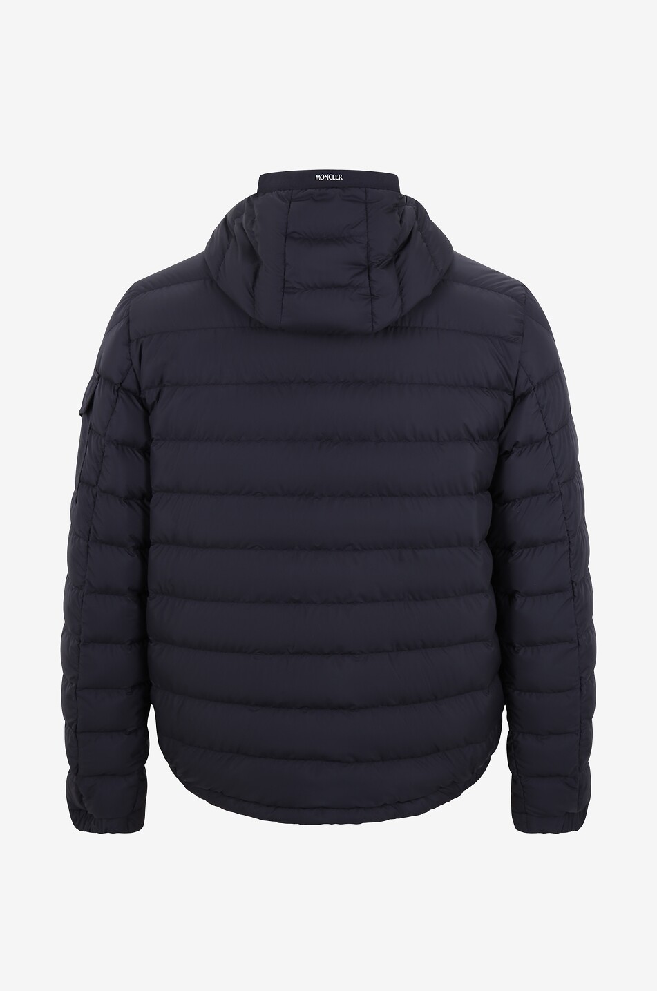 Galion matte hooded nylon down jacket MONCLER BLUE Bongénie