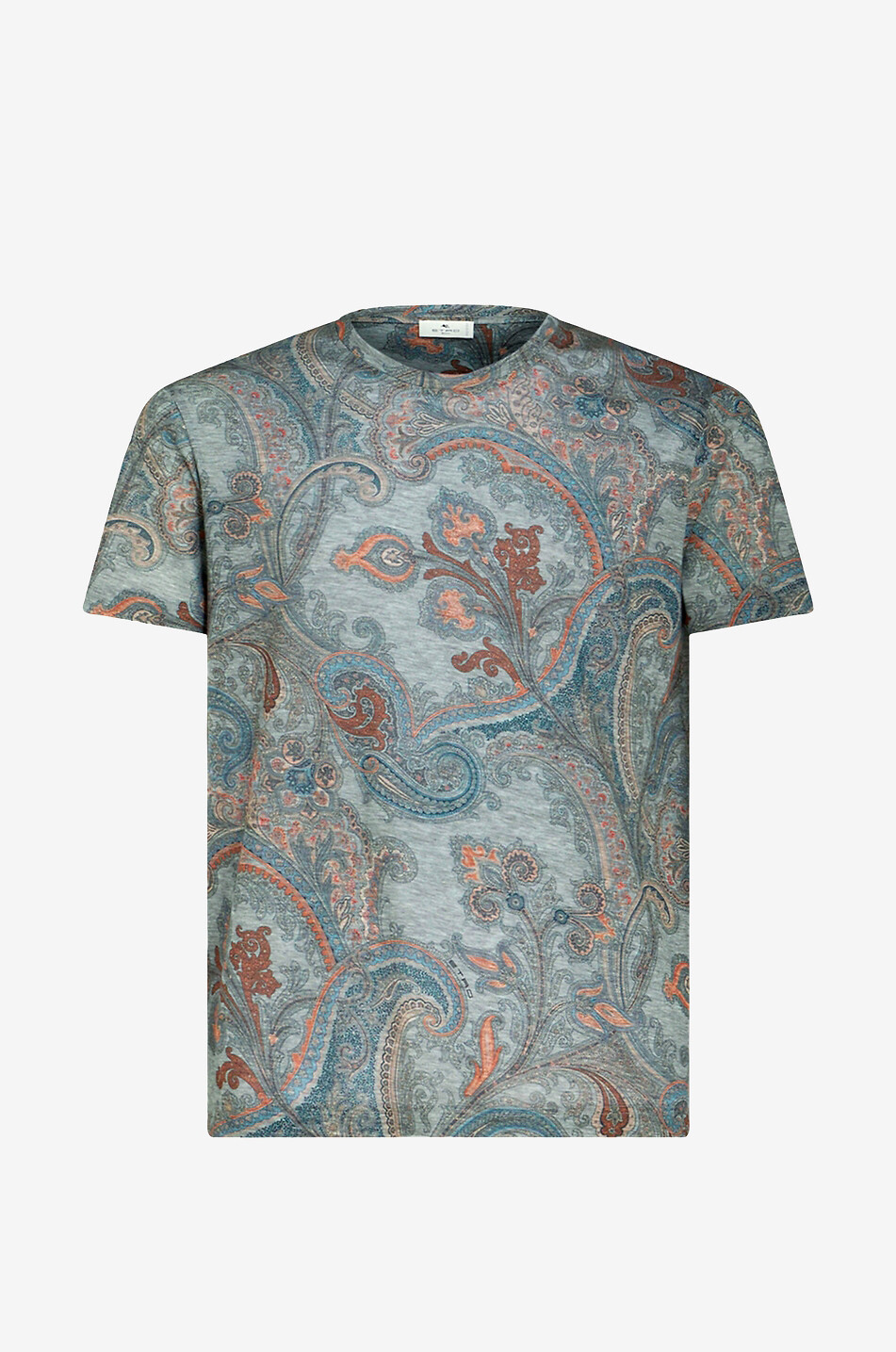 Lyocell-T-Shirt mit Paisley-Print