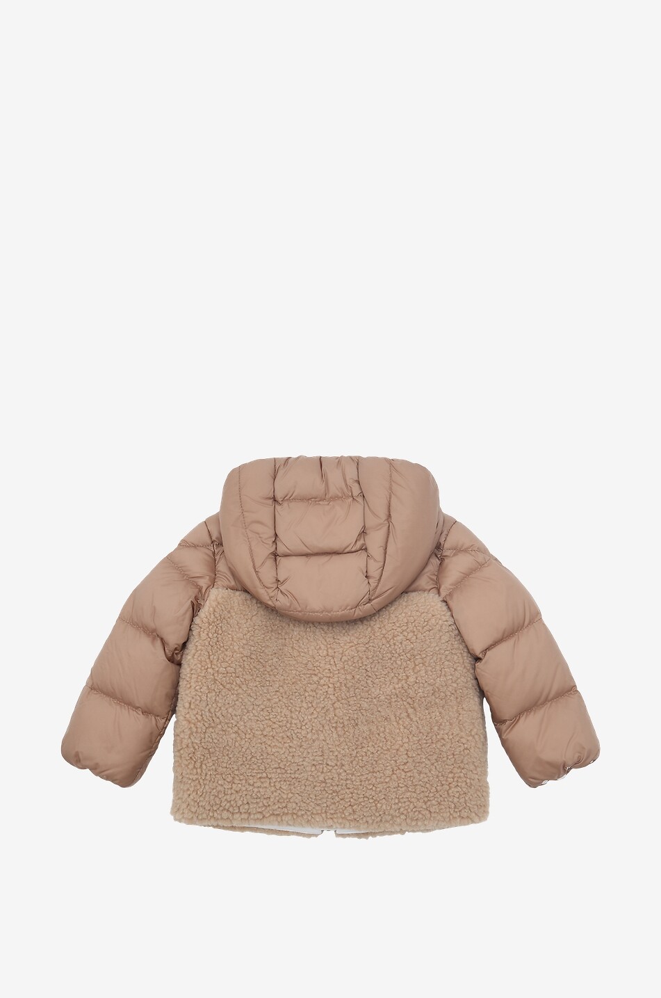 MONCLER Doudoune bébé en peluche et nylon Amin Bébé MARRON 2