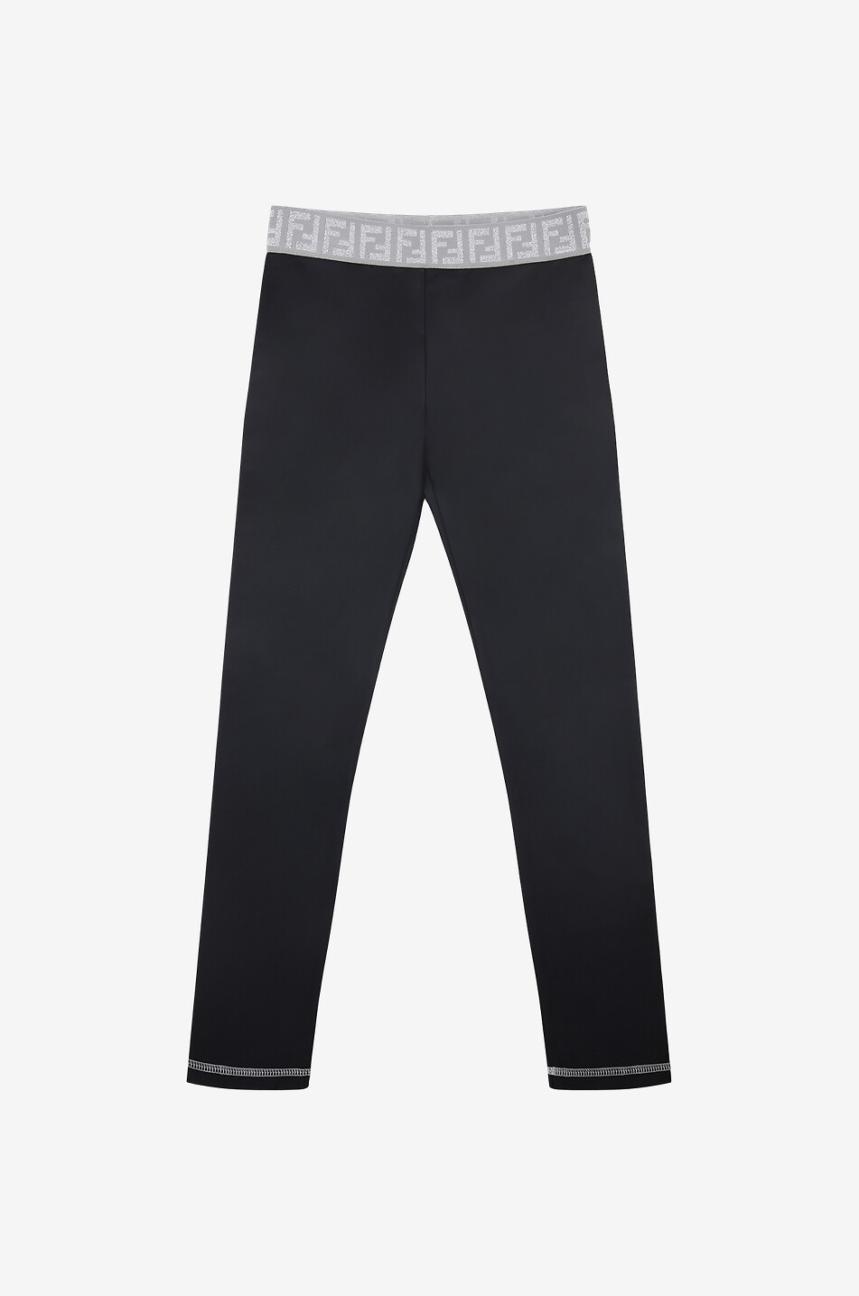 Legging fille en lycra taille FF lurex