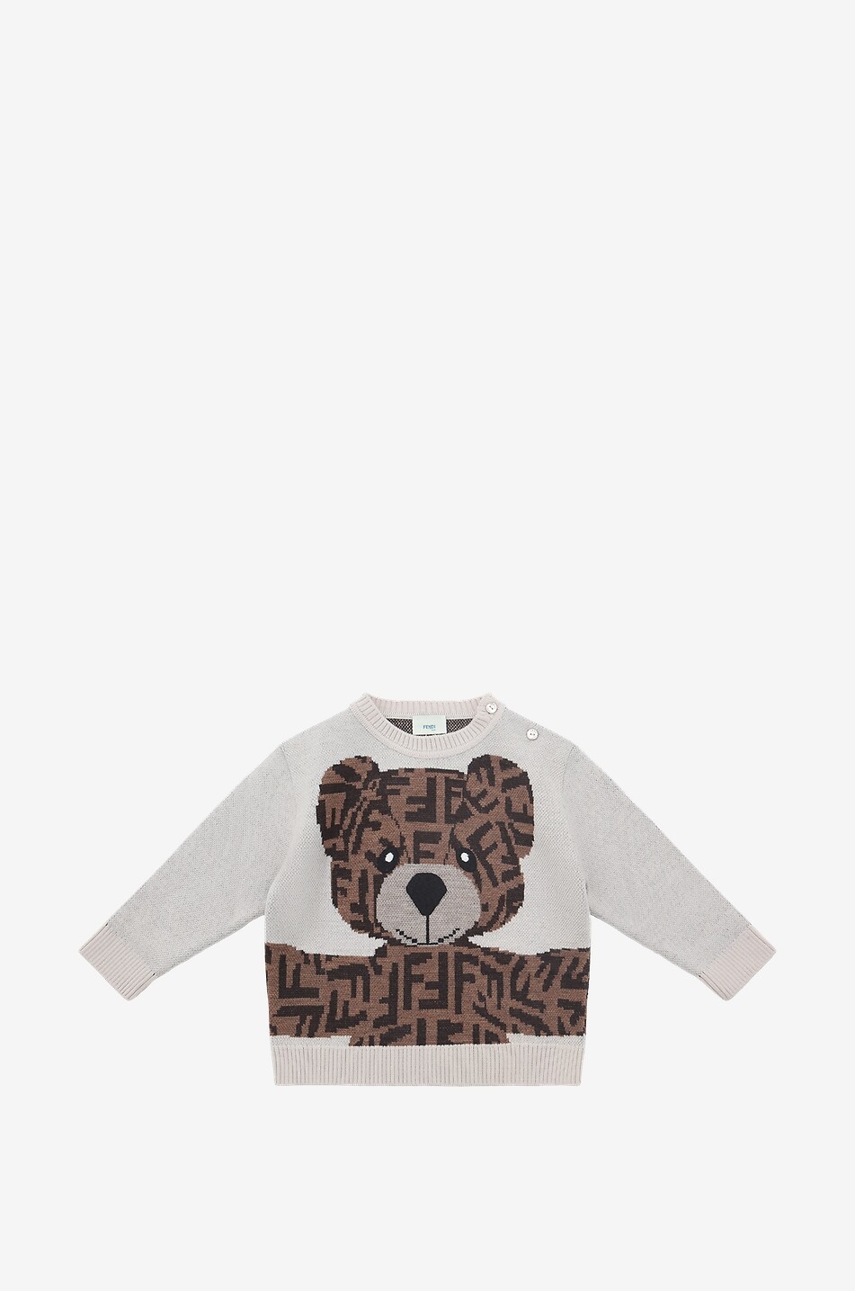 Fendi Bear baby jacquard jumper
