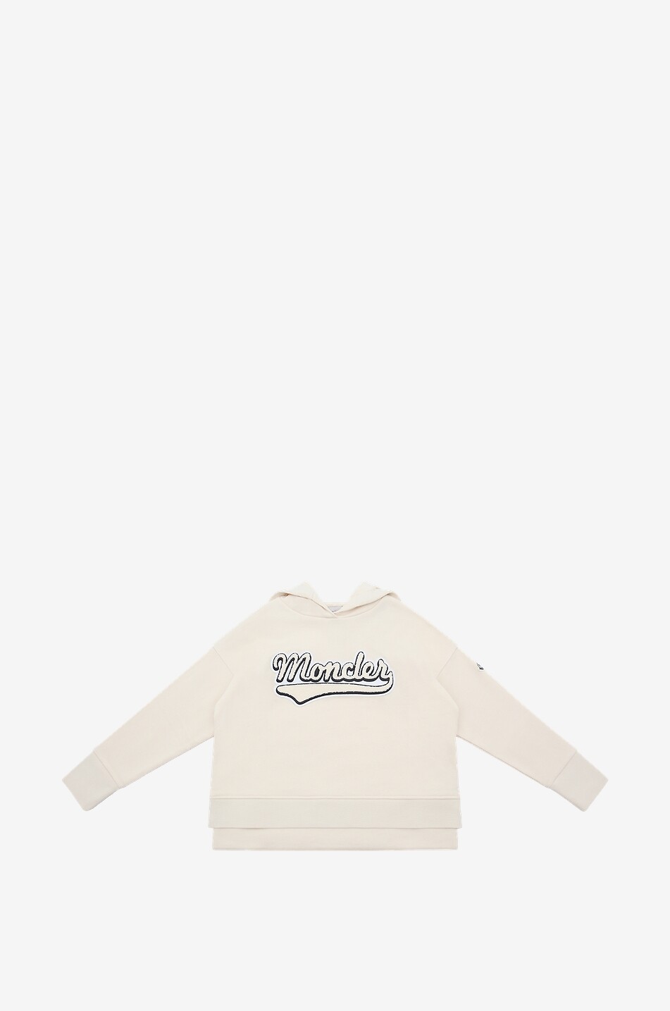 Bouclé logo girl's hooded sweatshirt