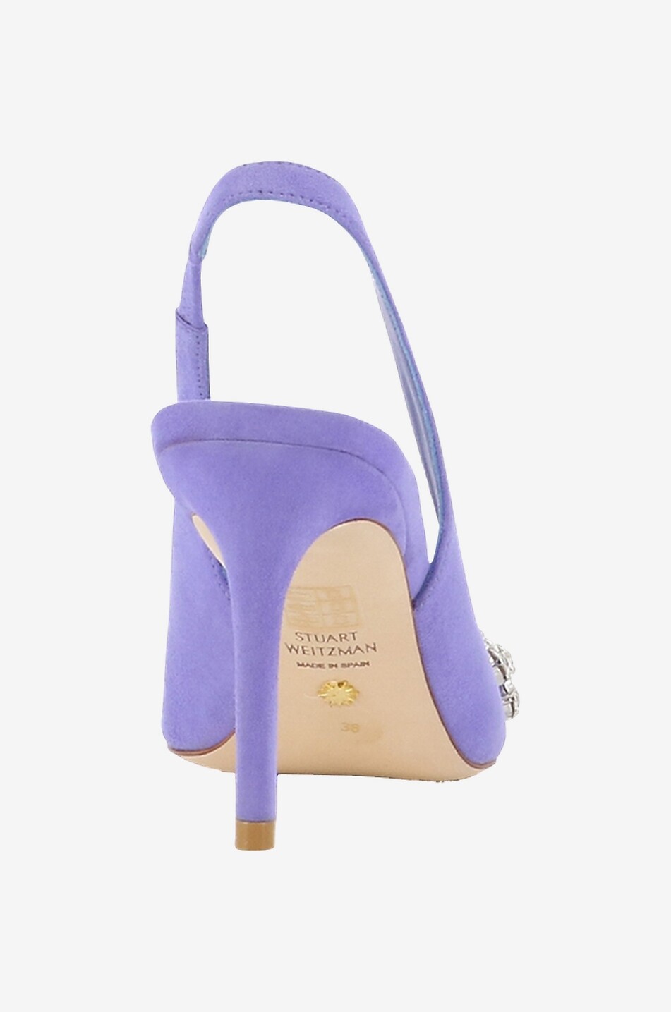 STUART WEITZMAN Escarpins à bride arrière Stuart Crystal Fleur 85 Femme VIOLET CLAIR 4