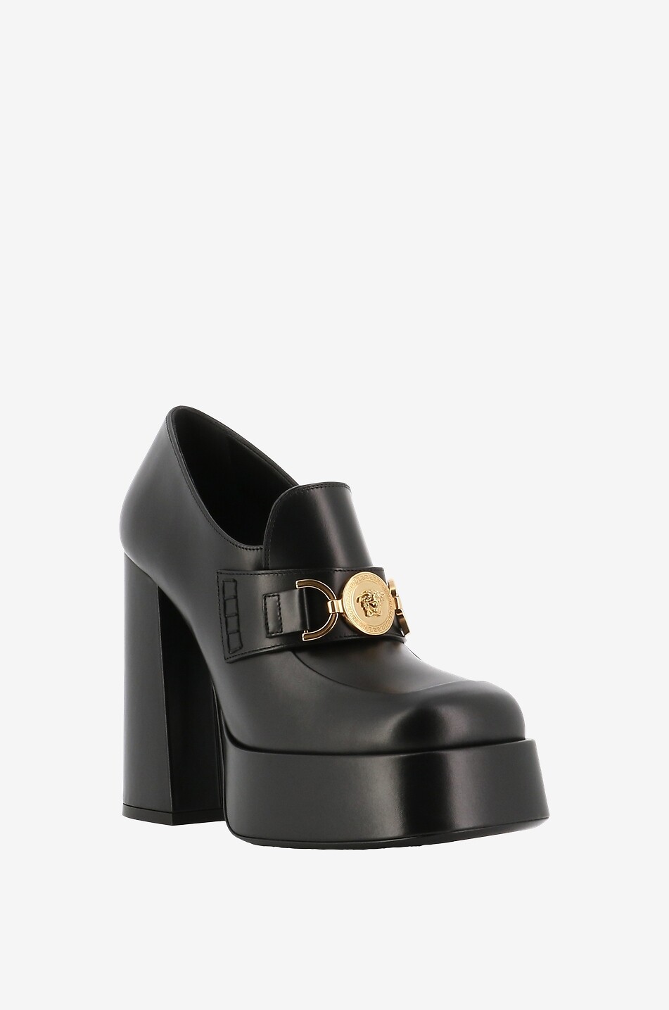 Medusa 95 90 heeled platform loafers