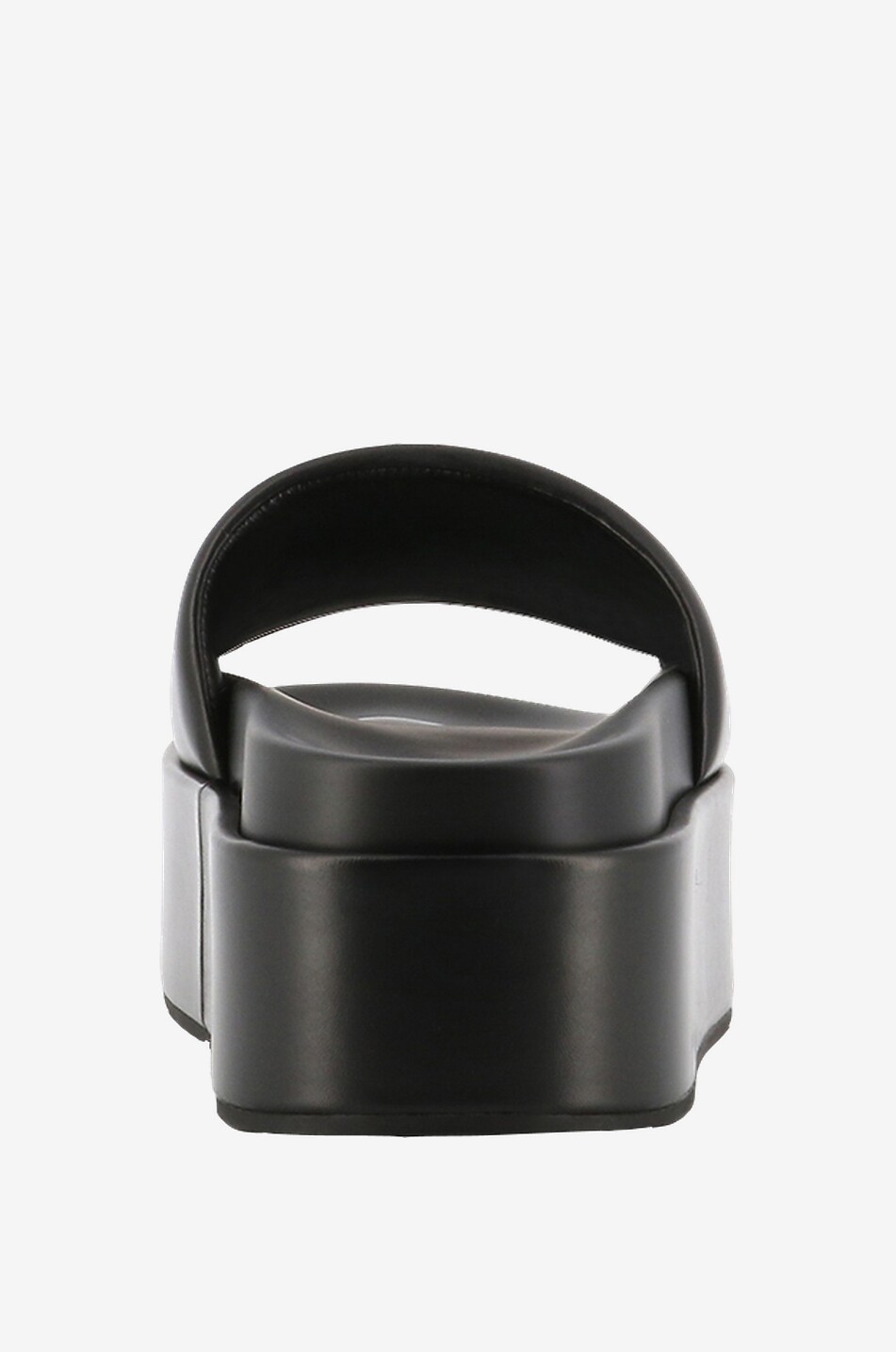 VERSACE Plateau-Pantoletten aus Leder Medusa '95 Damen SCHWARZ 4