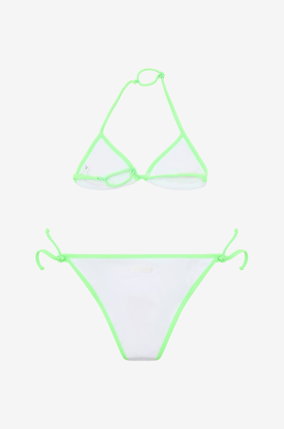 MC2 SAINT BARTH Bikini triangle fille en éponge brodée Holly String Unisexe MULTICOLORE 2