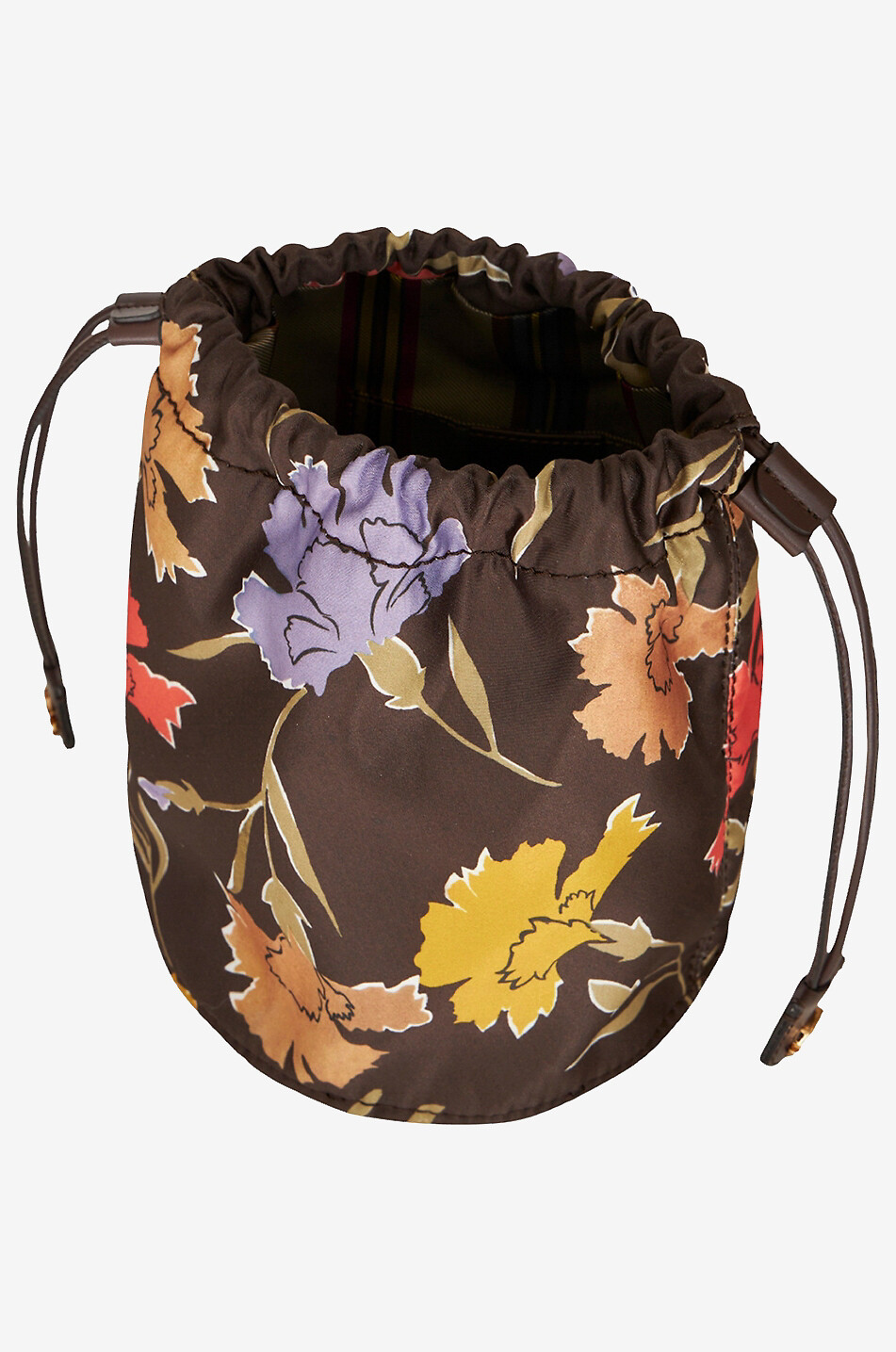 Pochette en satin imprimé
