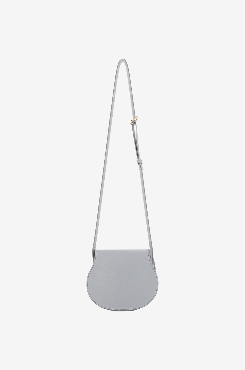 CHLOE Marcie Small grained leather shoulder bag Women BLUE 3