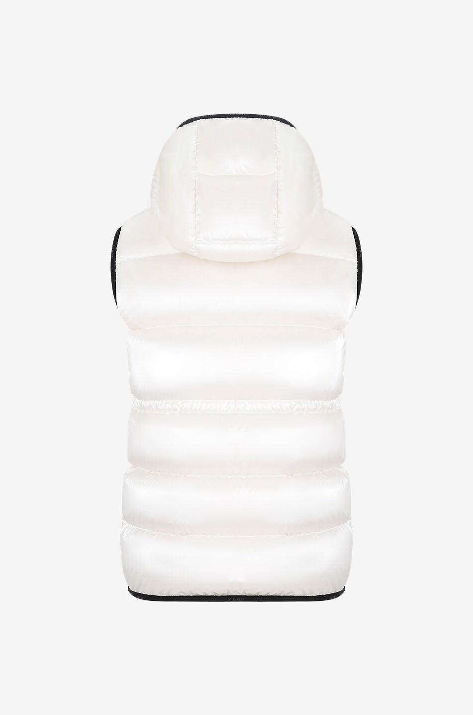 MONCLER Hera iridescent belted down vest Women WHITE 2