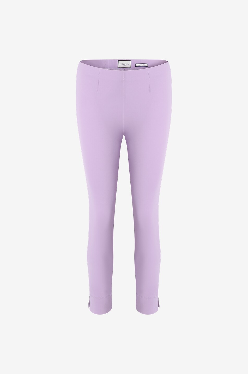 Pantalon fuselé en coton mélangé Sabrina