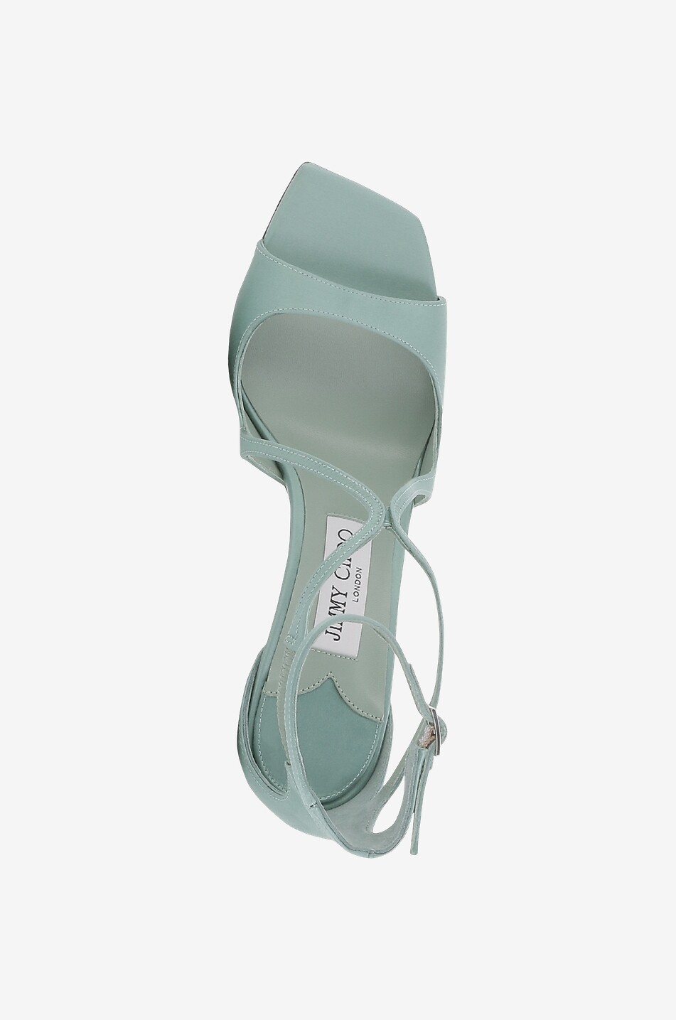Sandales à talon en satin Azia 95