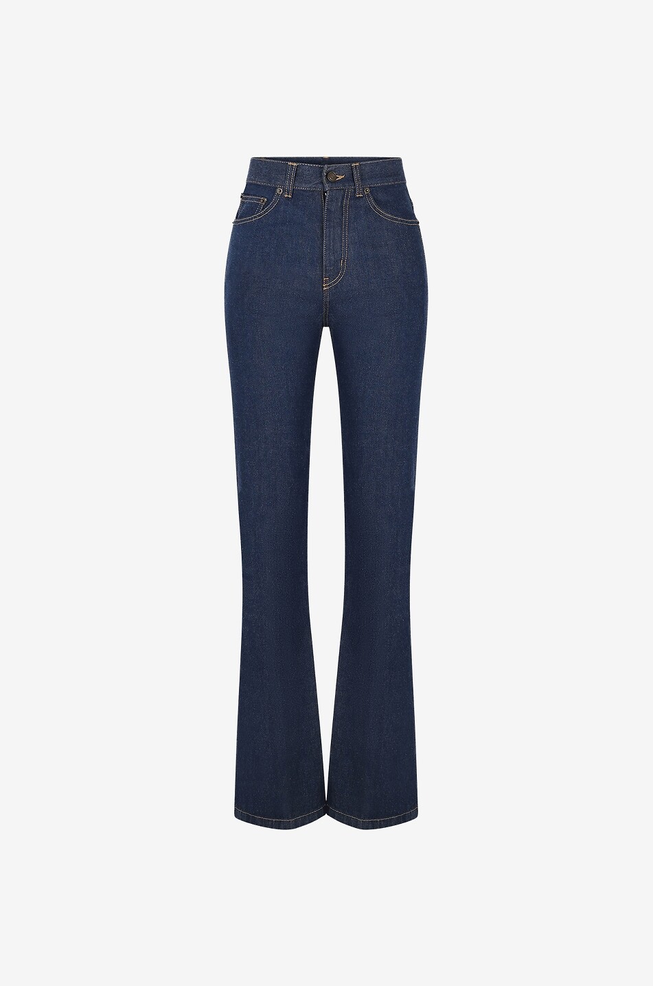 Clyde Medium Blue Rinse denim wide-leg jeans