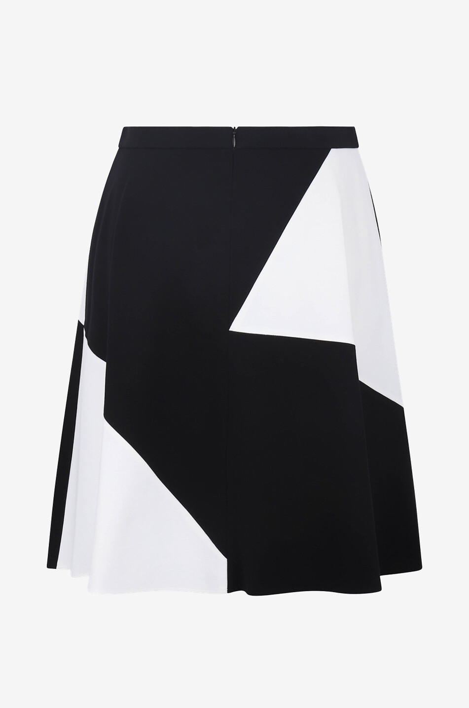 Jupe courte en viscose motif géométrique