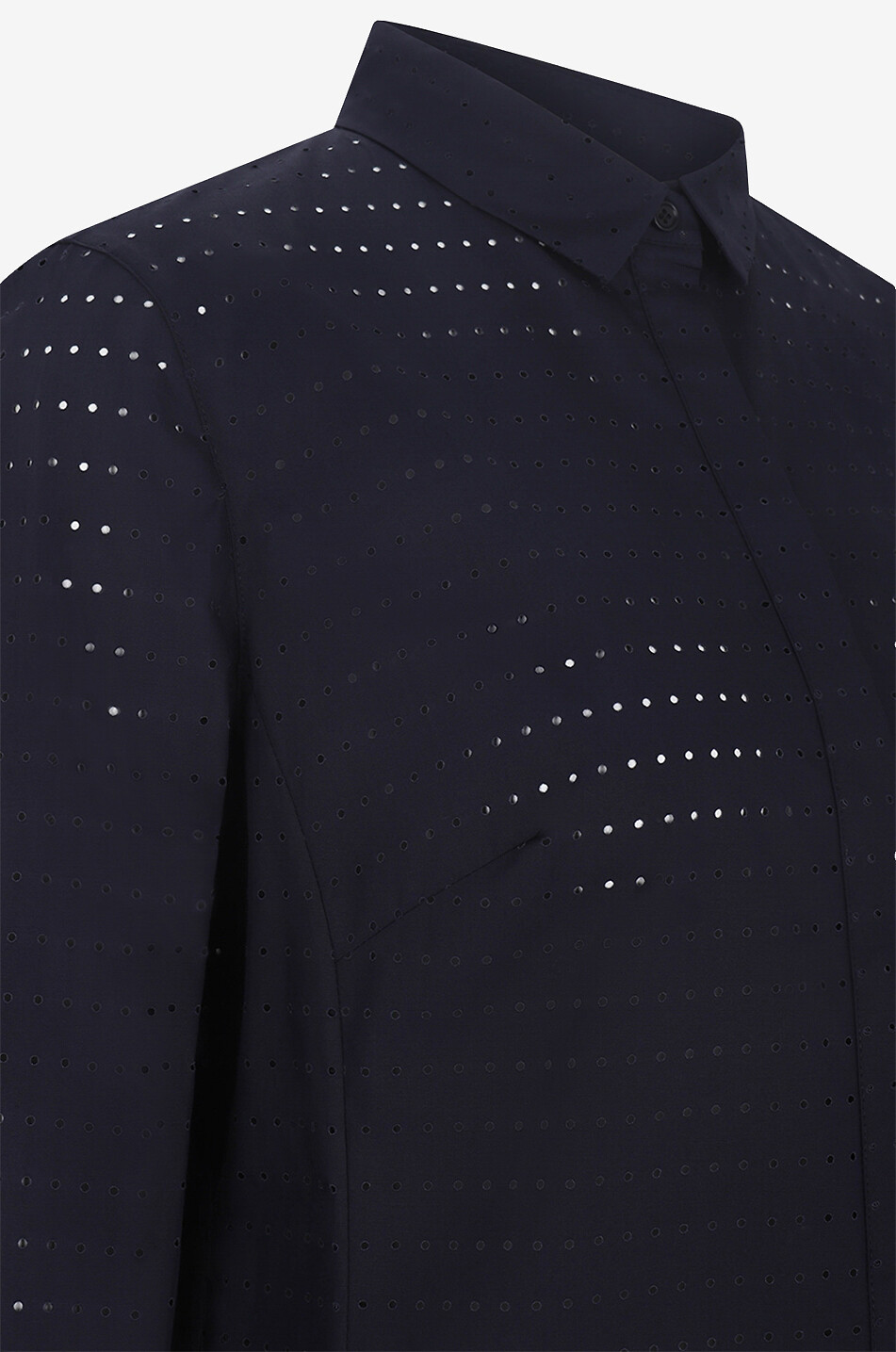 Kurzes Hemdkleid aus Baumwolle