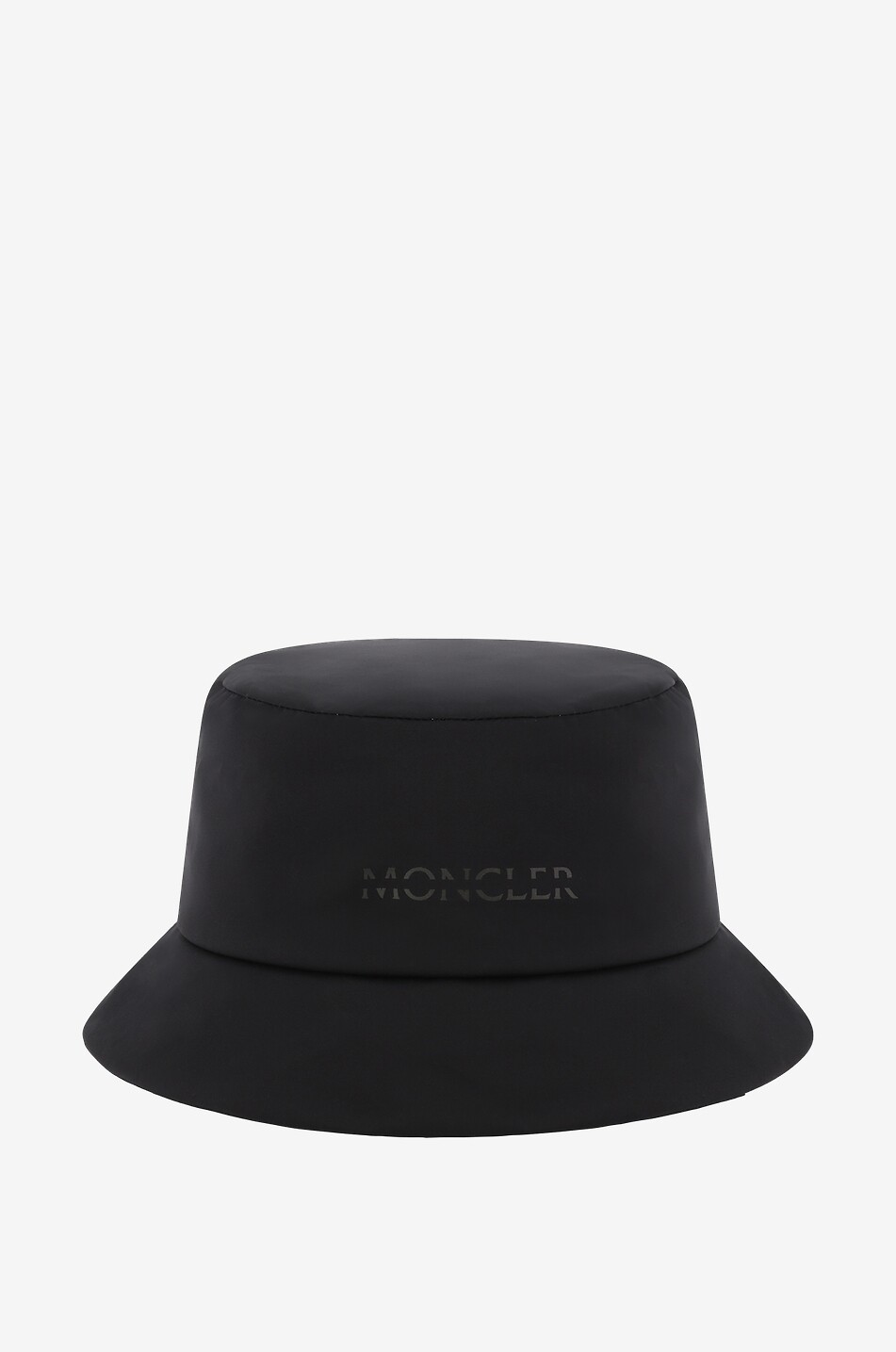 Matt Black matte nylon bucket hat