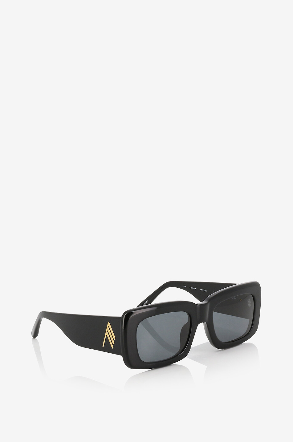 THE ATTICO Lunettes de soleil carrées Marfa Femme NOIR 2