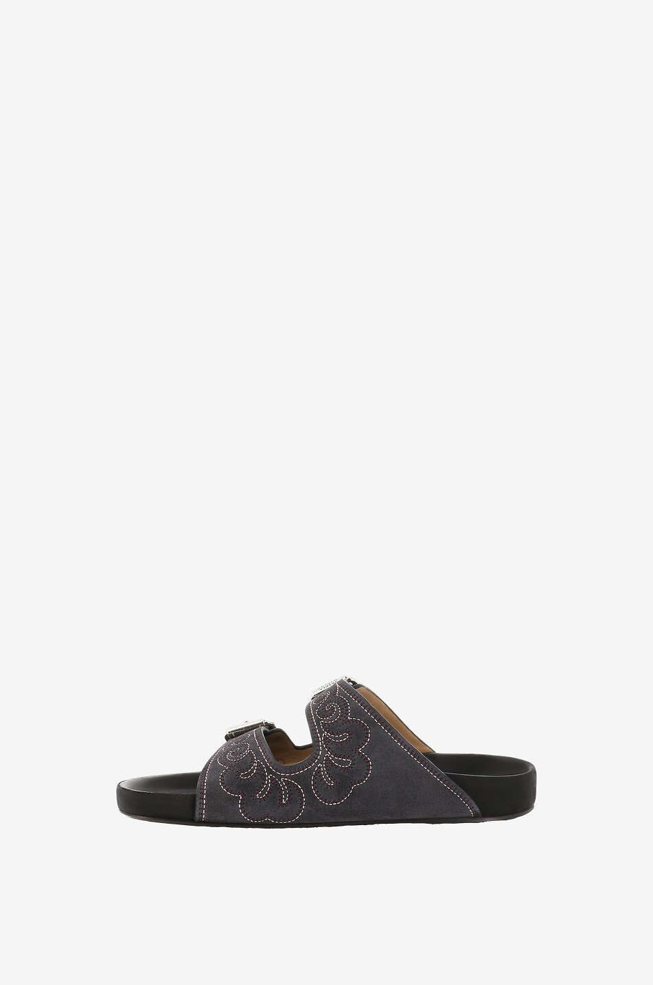 ISABEL MARANT Bestickte Utility-Pantoletten Lennyo Damen SCHWARZ 3