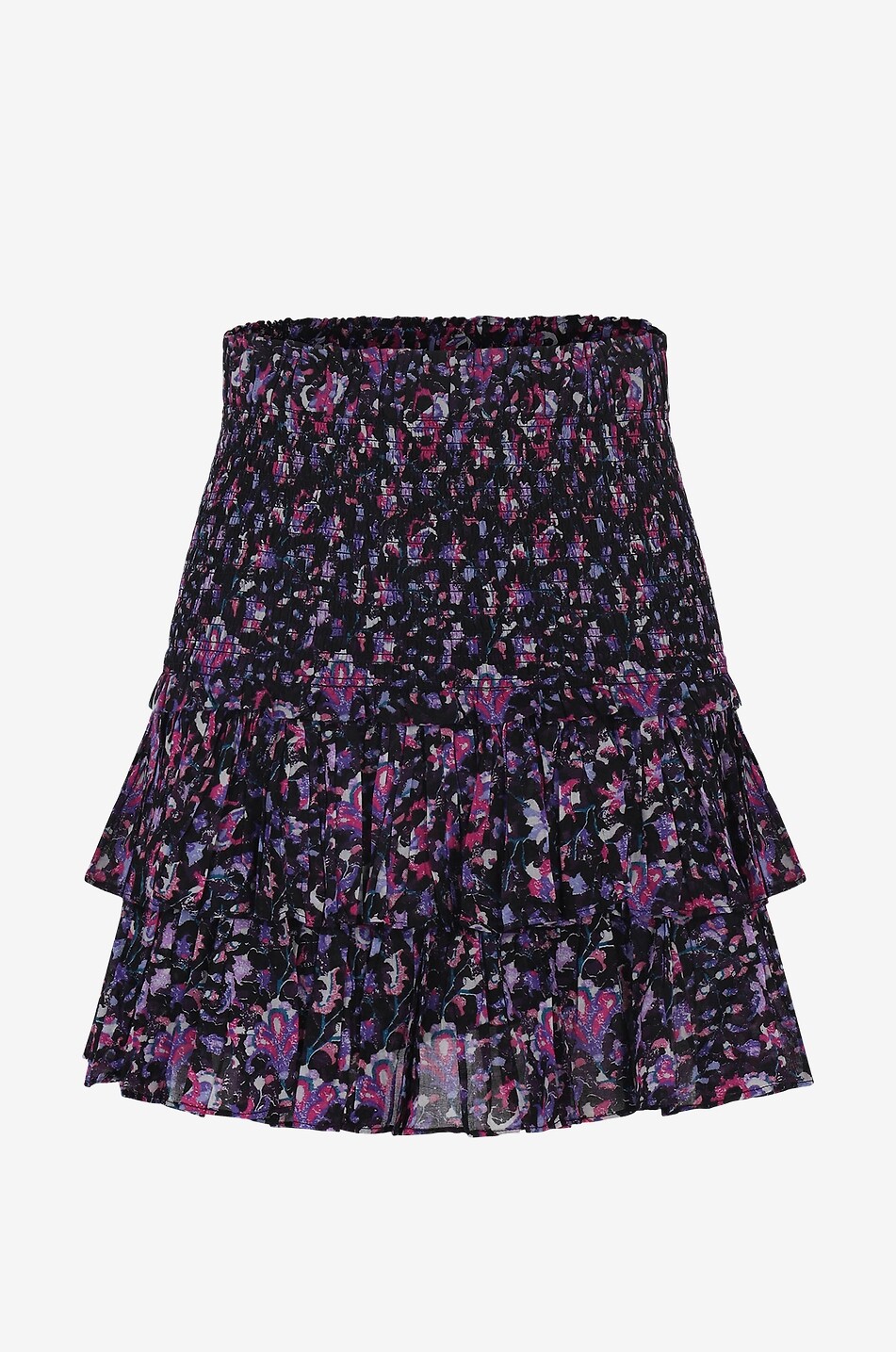 Minijupe fleurie en coton Naomi
