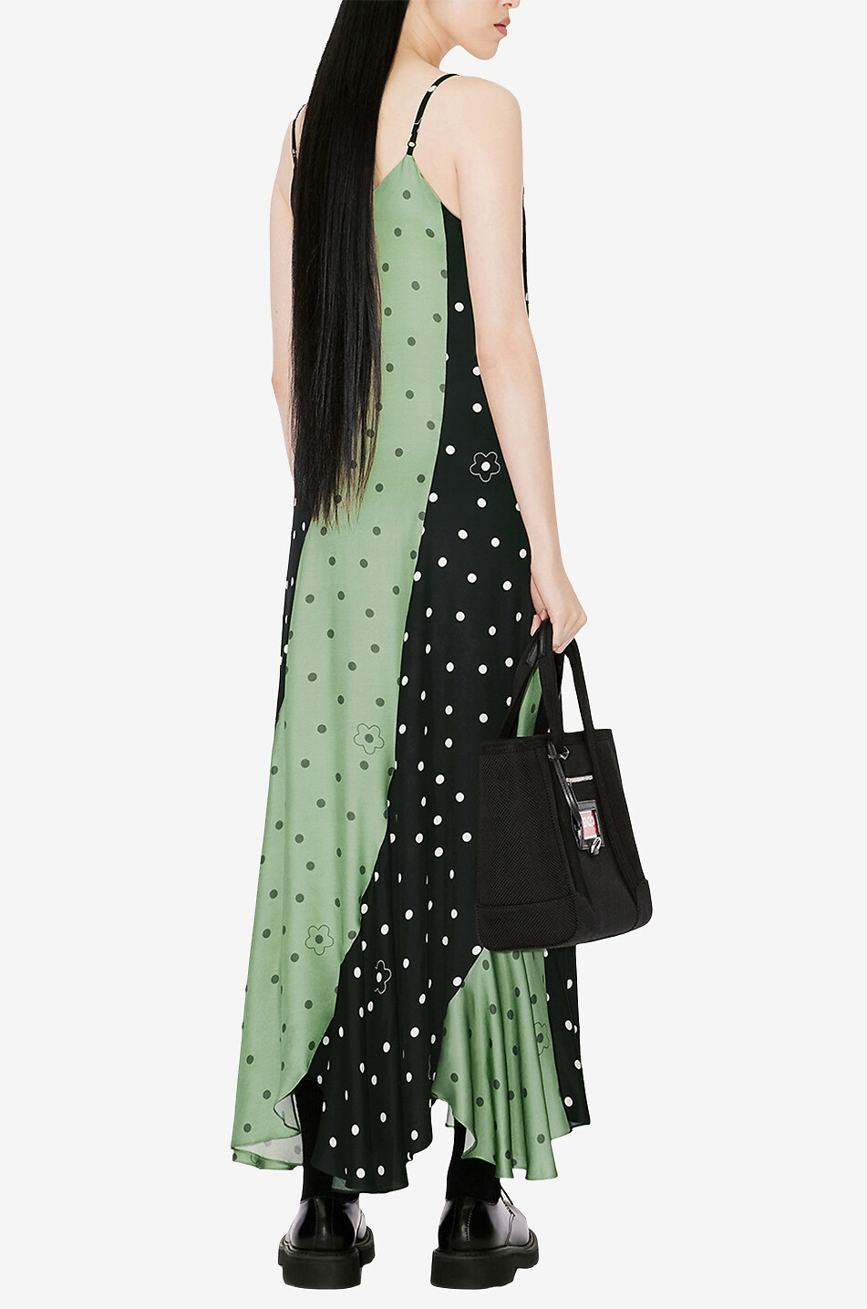KENZO Robe longue en viscose Flower Spot Femme MULTICOLORE 3