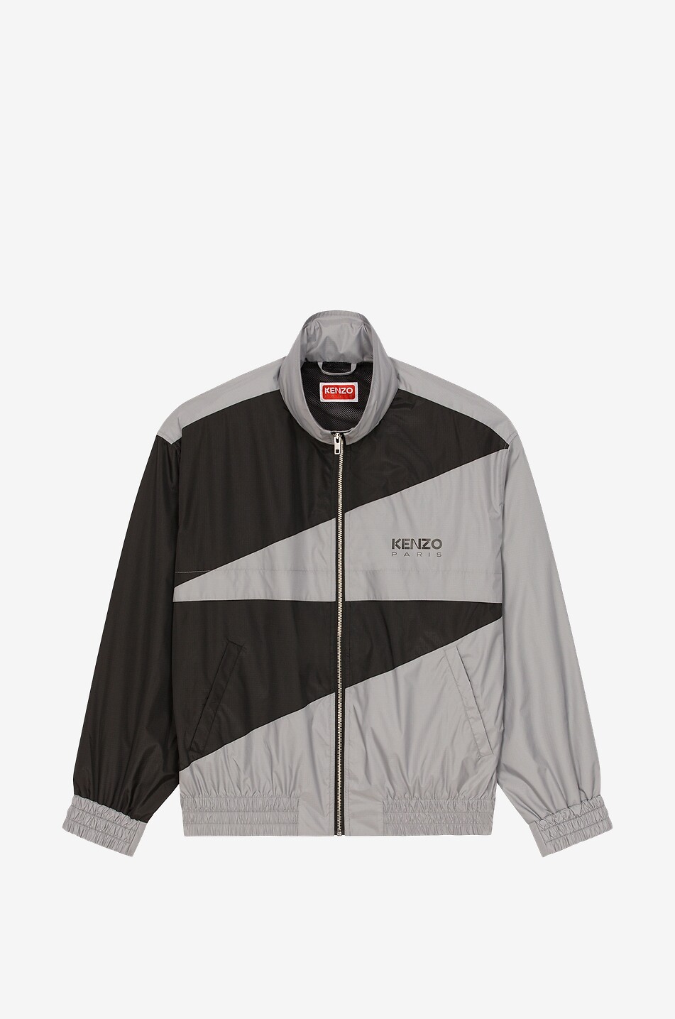 KENZO Windbreaker-Jacke Two-Tone Retro Herren SCHWARZ 1