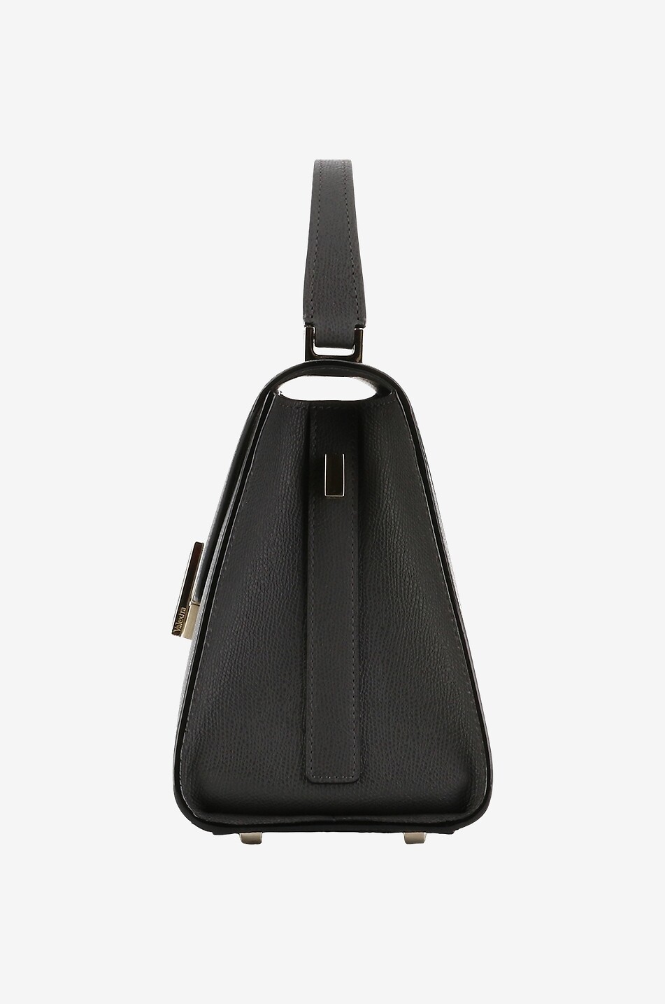 VALEXTRA Iside Medium grained handbag Women DARK GREY 4