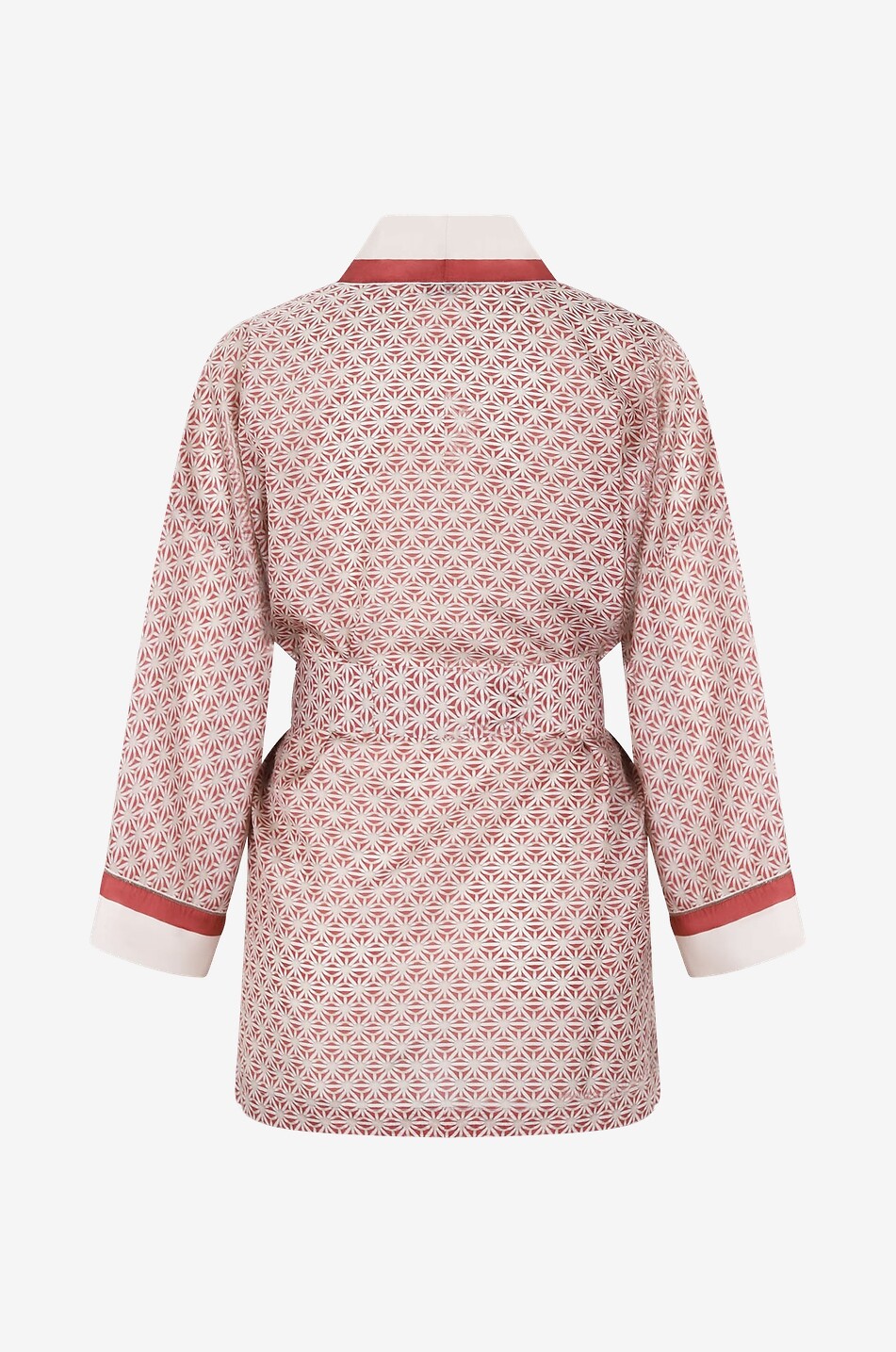 BRUNELLO CUCINELLI Kurzer Seidenkimono Starburst Flower Damen BUNT 2
