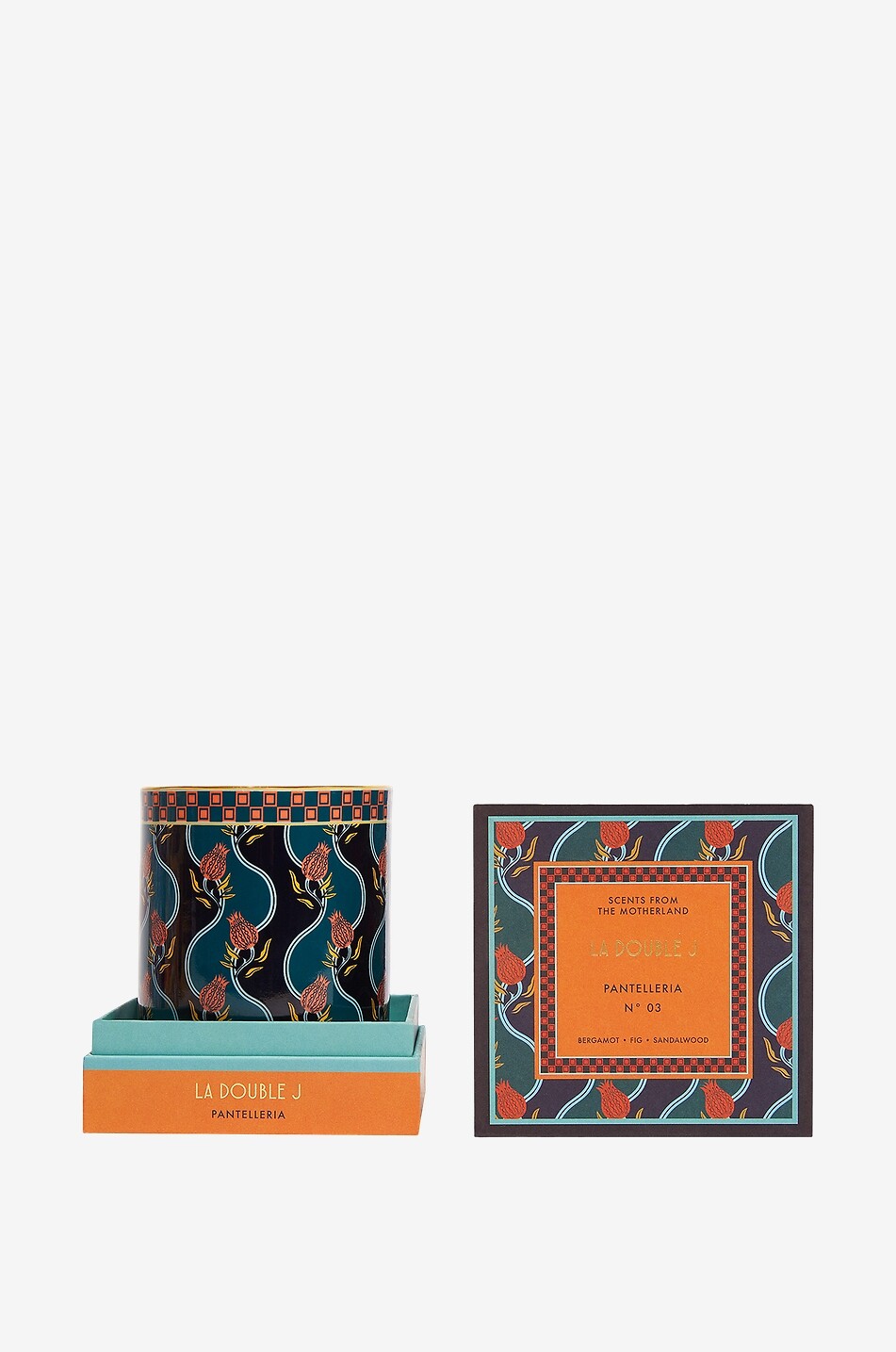 Bougie parfumée en pot en porcelaine