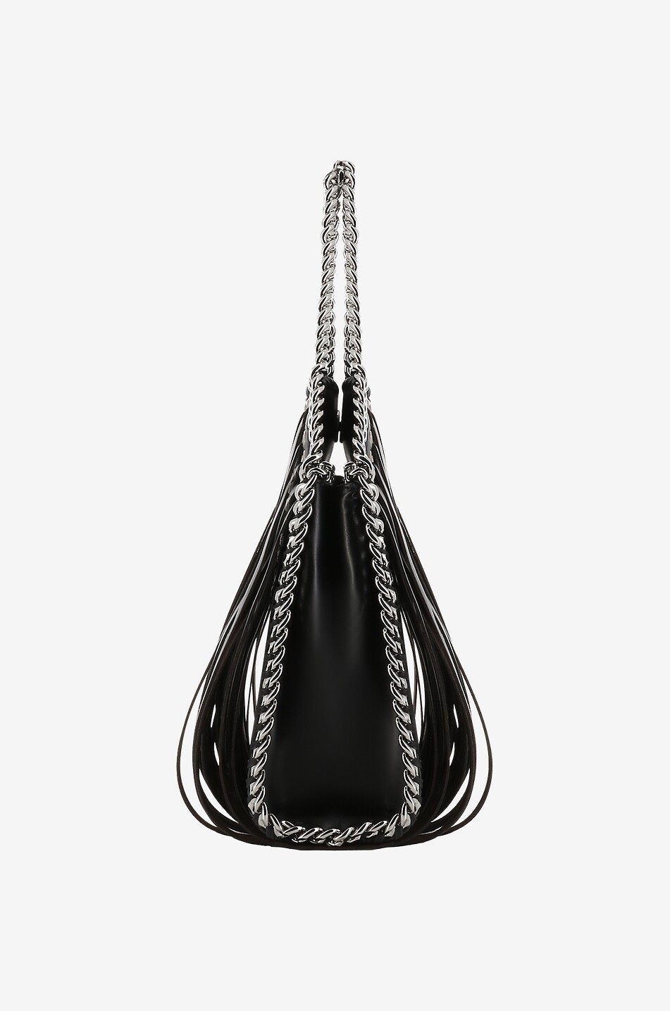 Falabella Mini fringe adorned tote bag