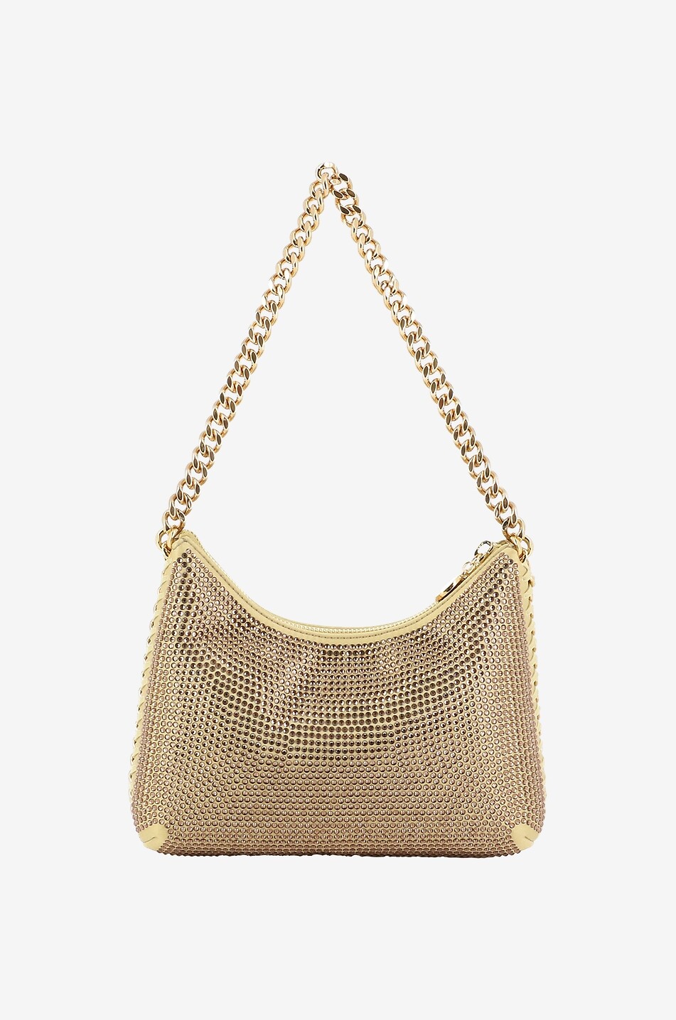 Falabella Mini satin and crystal shoulder bag