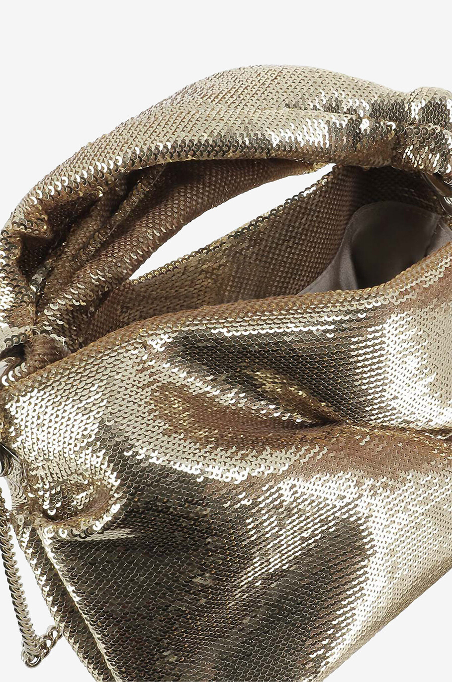 JIMMY CHOO Mini-Pailletten-Handtasche Bonny Damen GOLDEN 6