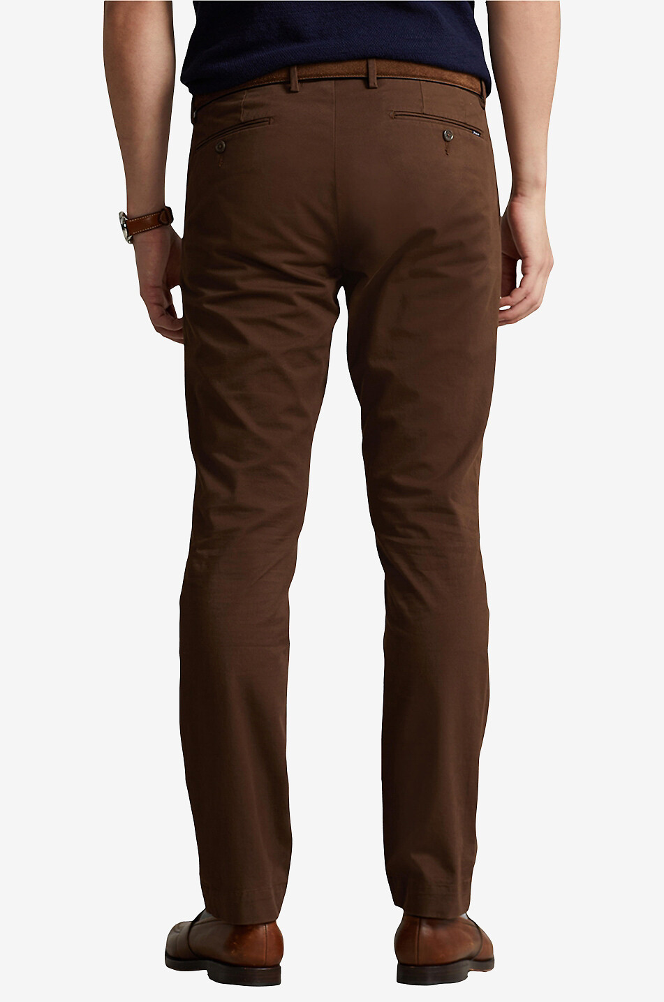 Cotton-blend casual trousers