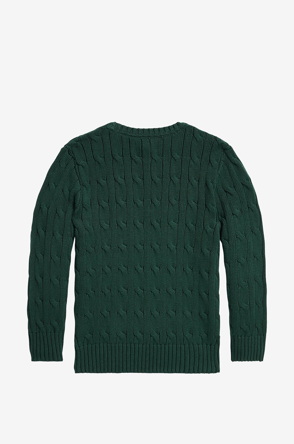 Pony boy's cable knit crewneck jumper