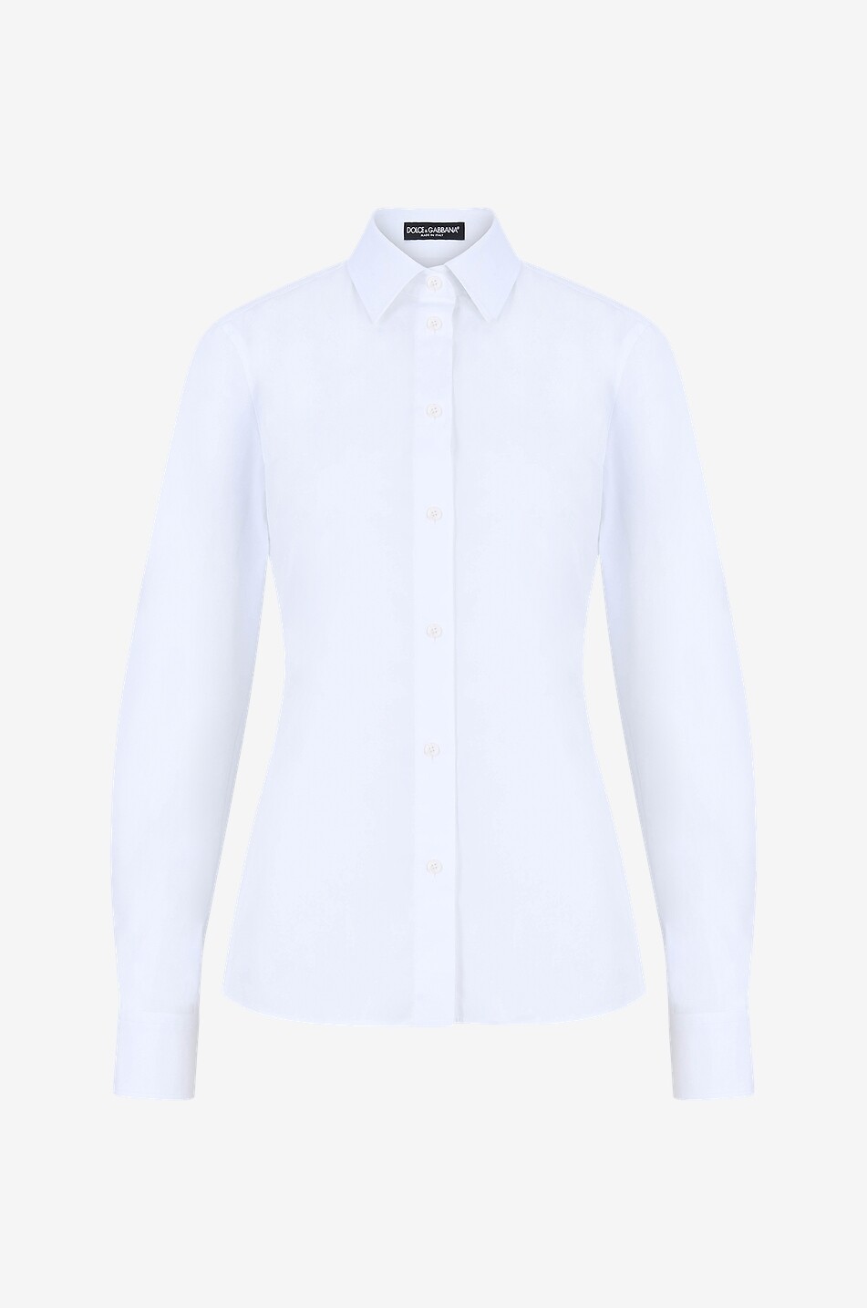 Chemise cintrée en popeline stretch