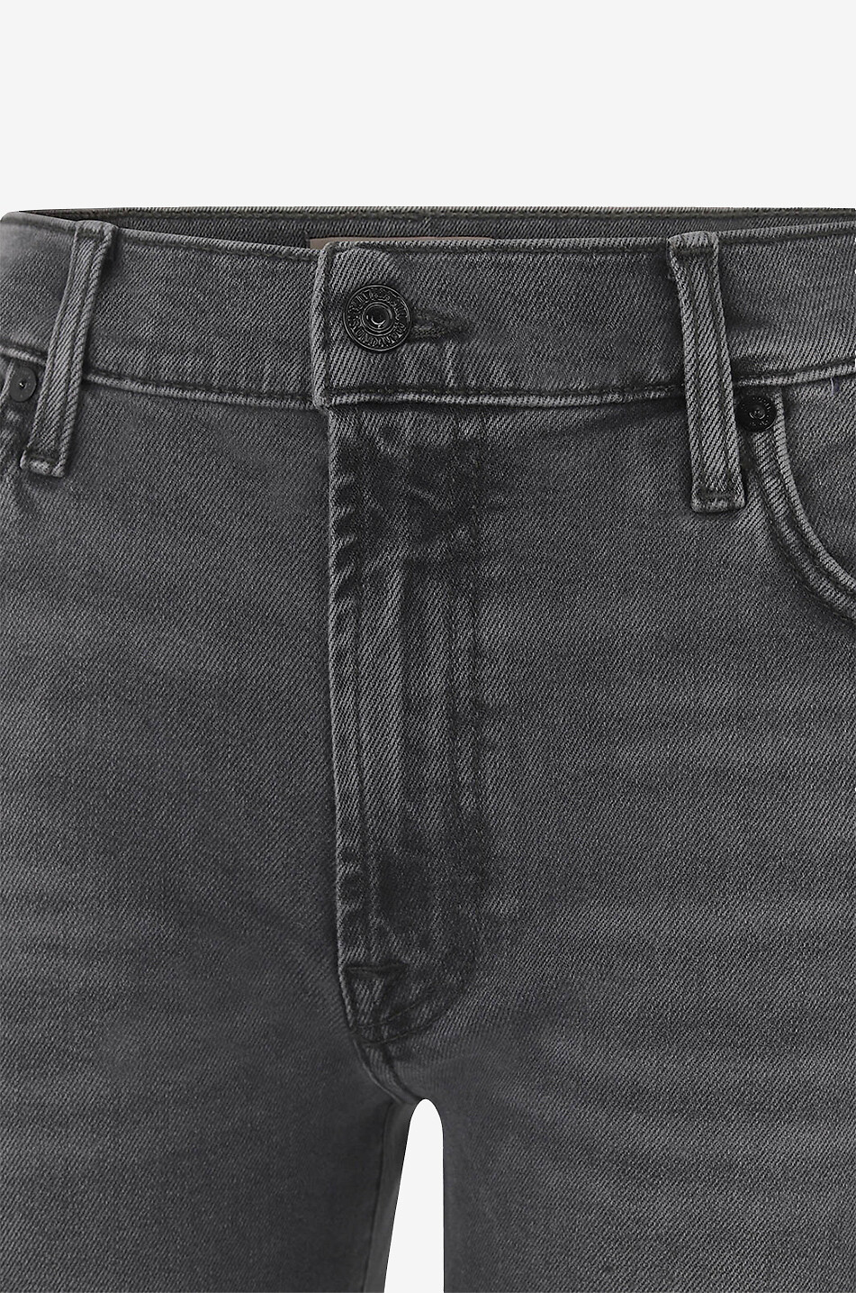 7 FOR ALL MANKIND Ellie Straight Luxe cotton straight leg jeans Women BLACK 8