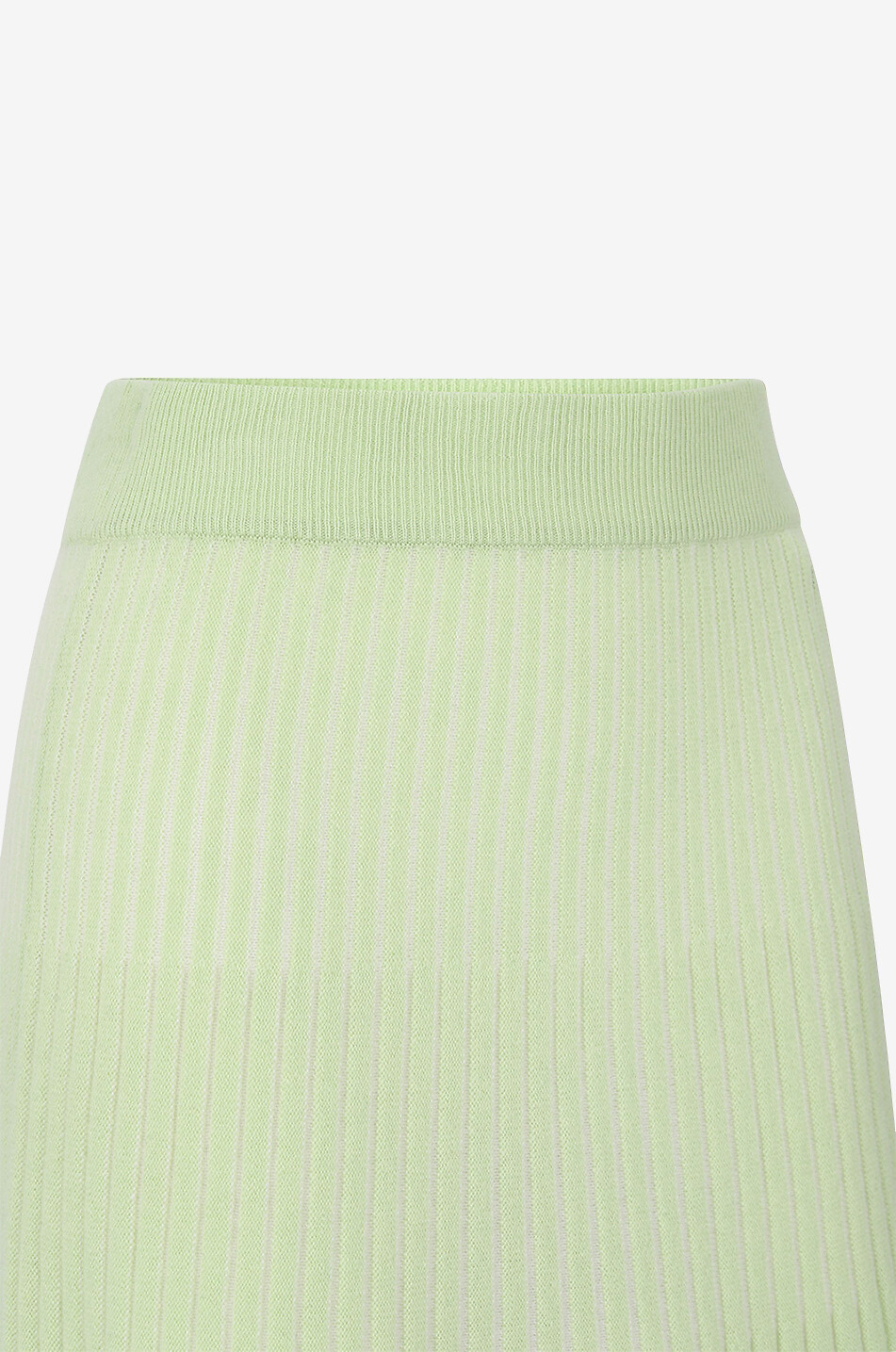 LISA YANG The Tiara Skirt cashmere midi skirt Women LIGHT GREEN 3