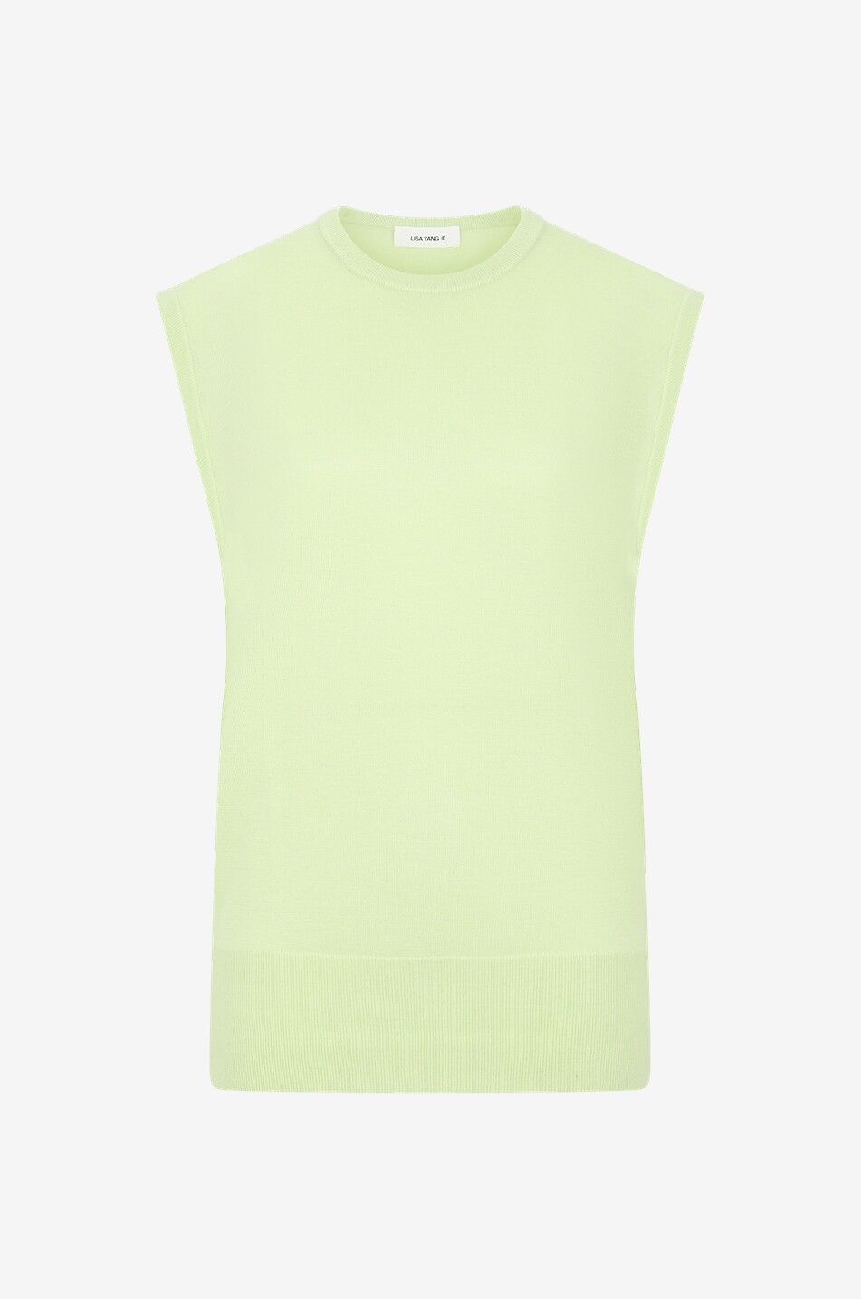 Pull sans manches en cachemire The Demi Vest