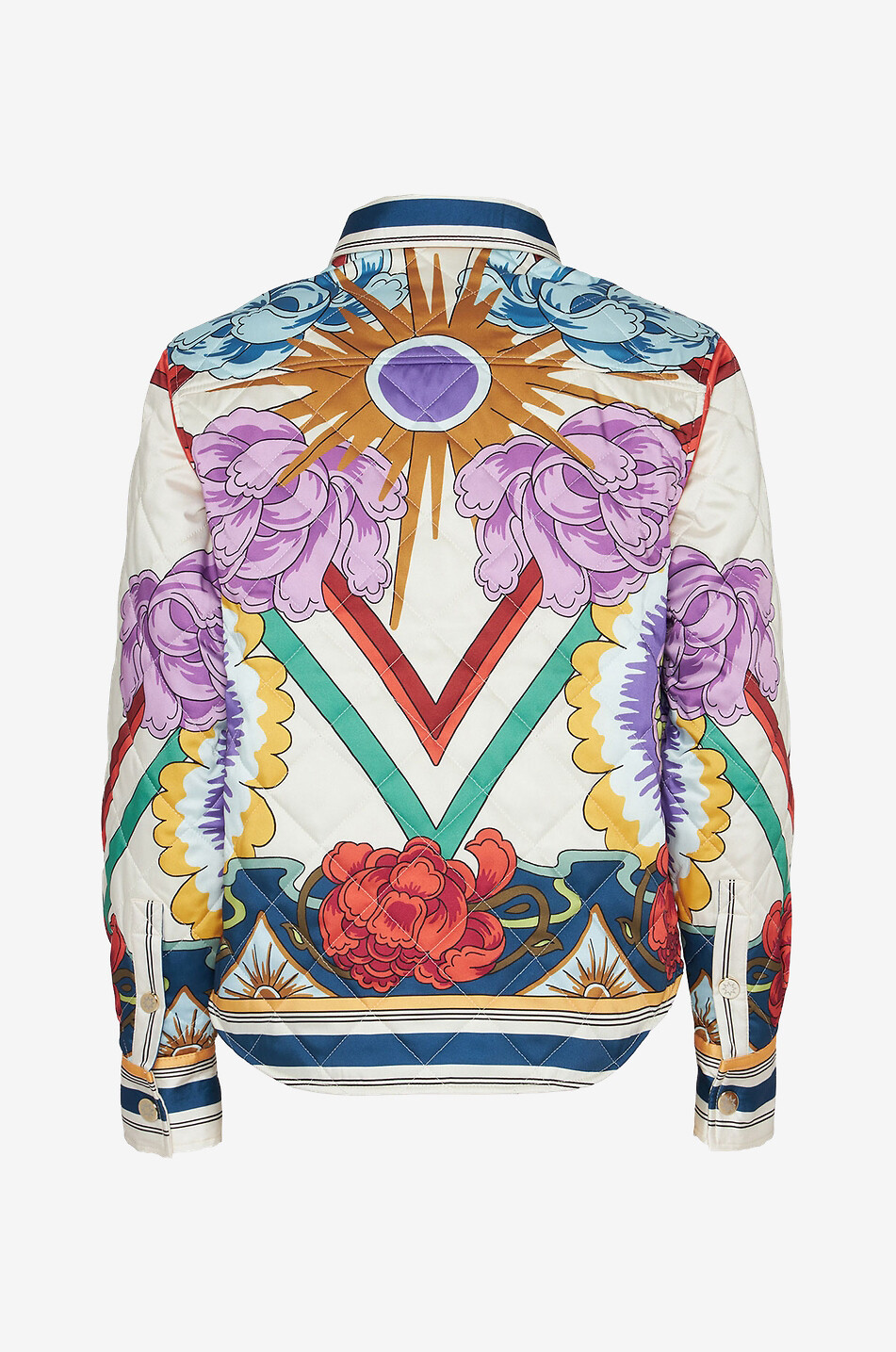 LA DOUBLEJ Verkürtze gesteppte Hemdjacke Edie Taormina Placée Damen BUNT 2