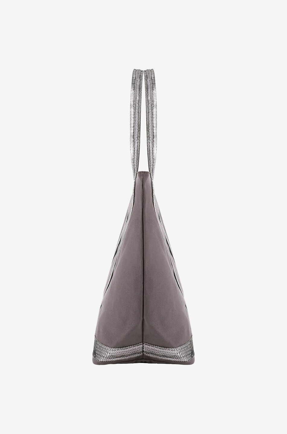 VANESSA BRUNO Shopper aus Baumwolle L Damen DUNKELGRAU 4