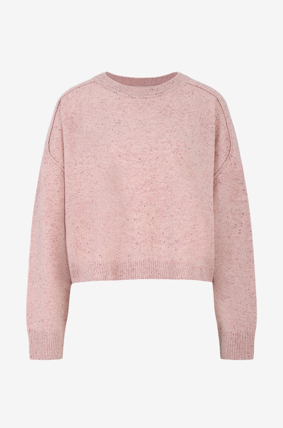 VANESSA BRUNO Valerie merino wool round-neck jumper Women LIGHT PINK 1