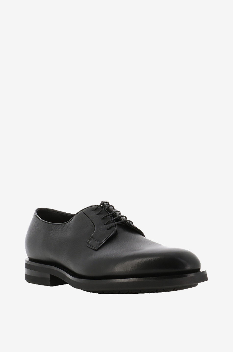 SANTONI Oxfords aus Leder Herren SCHWARZ 1