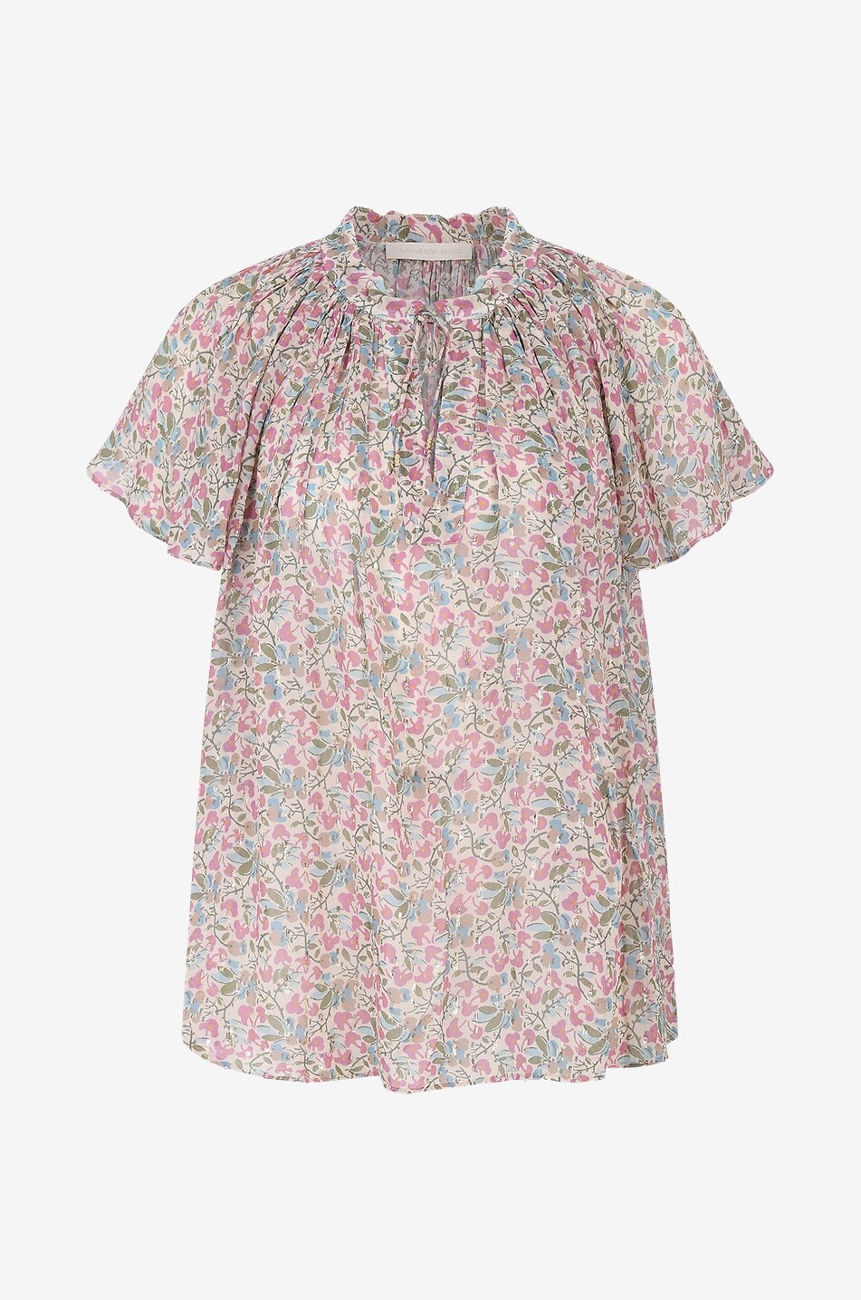 Top à manches courtes en viscose Valentin