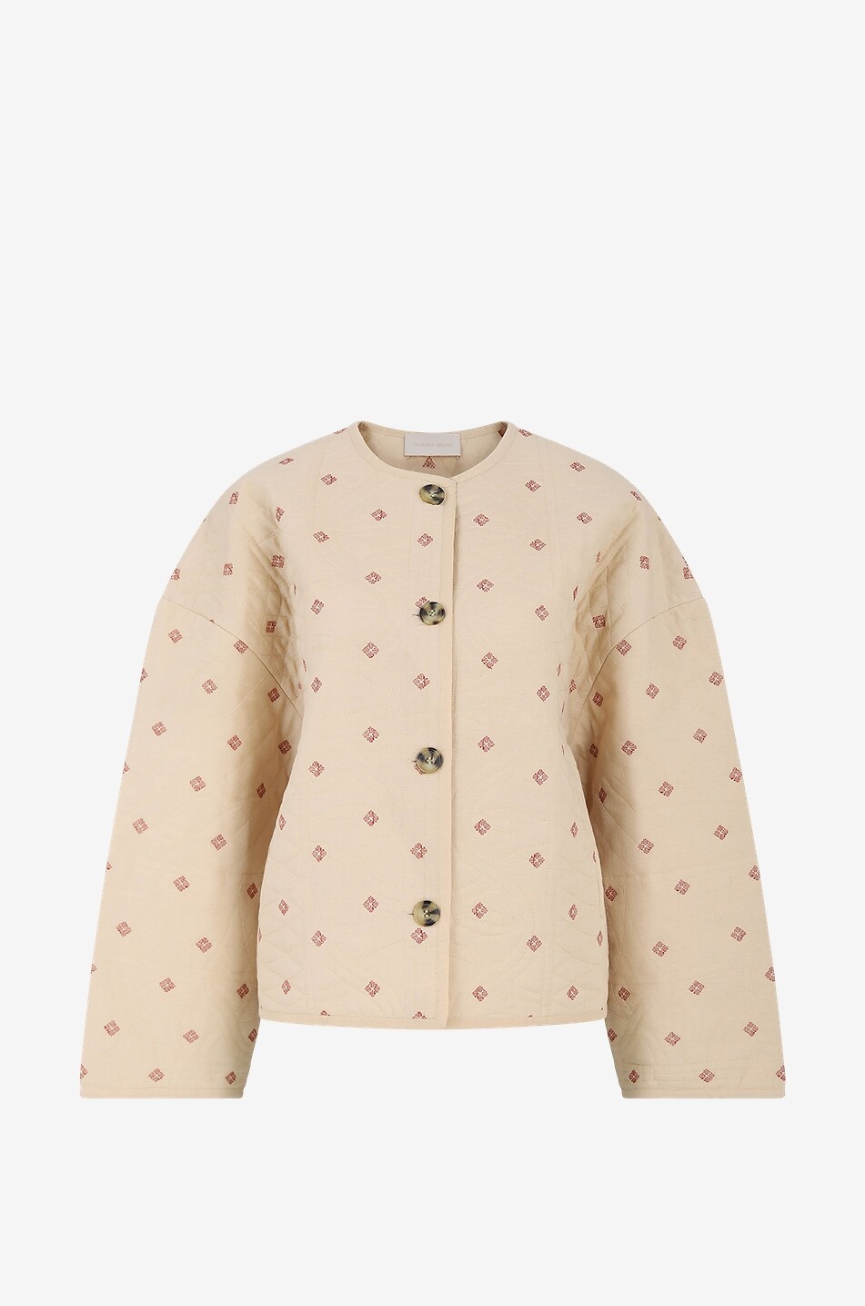 VANESSA BRUNO Veste légère en coton et viscose Bouti Femme BEIGE 1