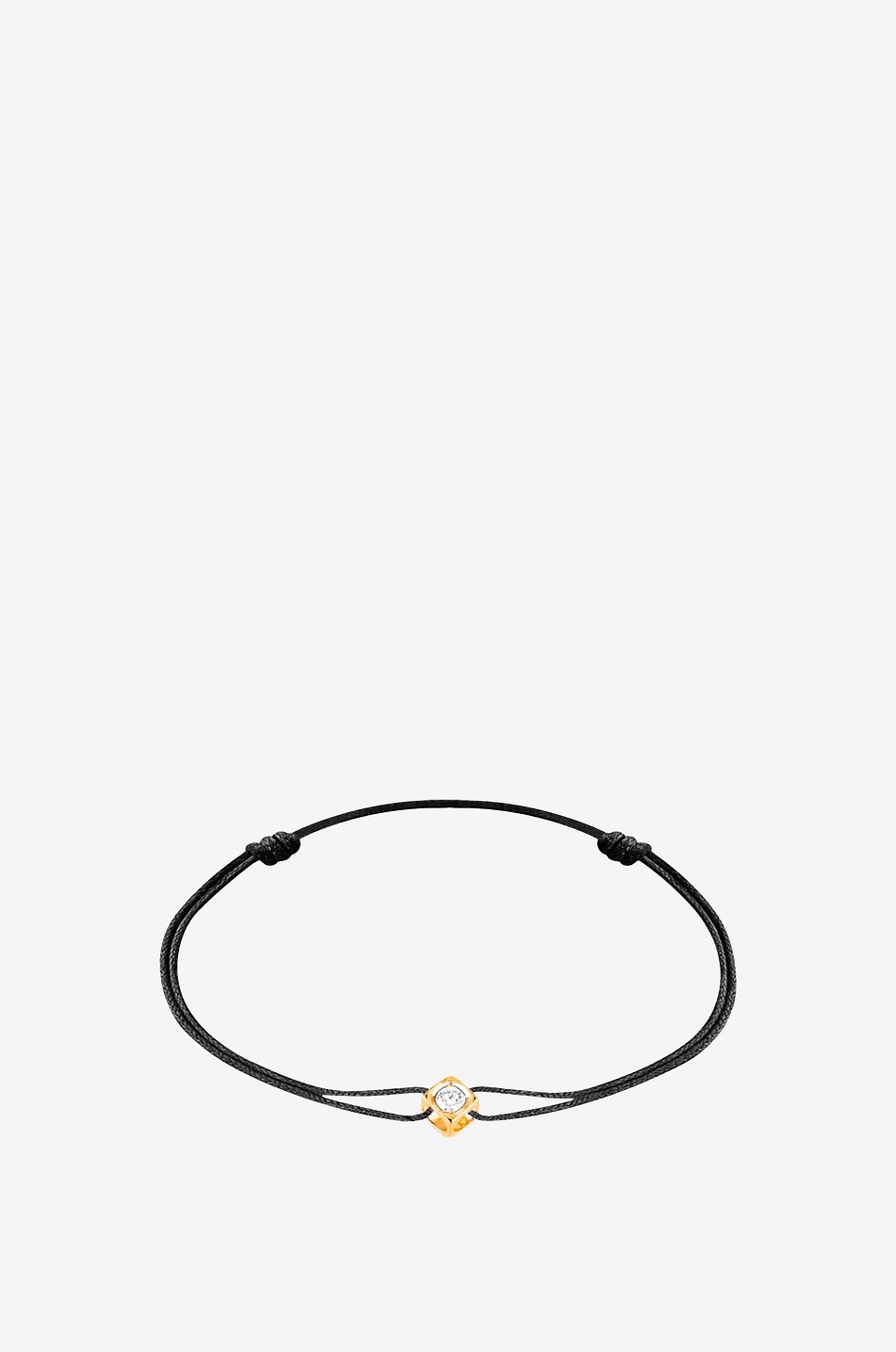 DINH VAN Kordelarmband mit Gelbgold und Diamant Le Cube Damen GOLDEN 1